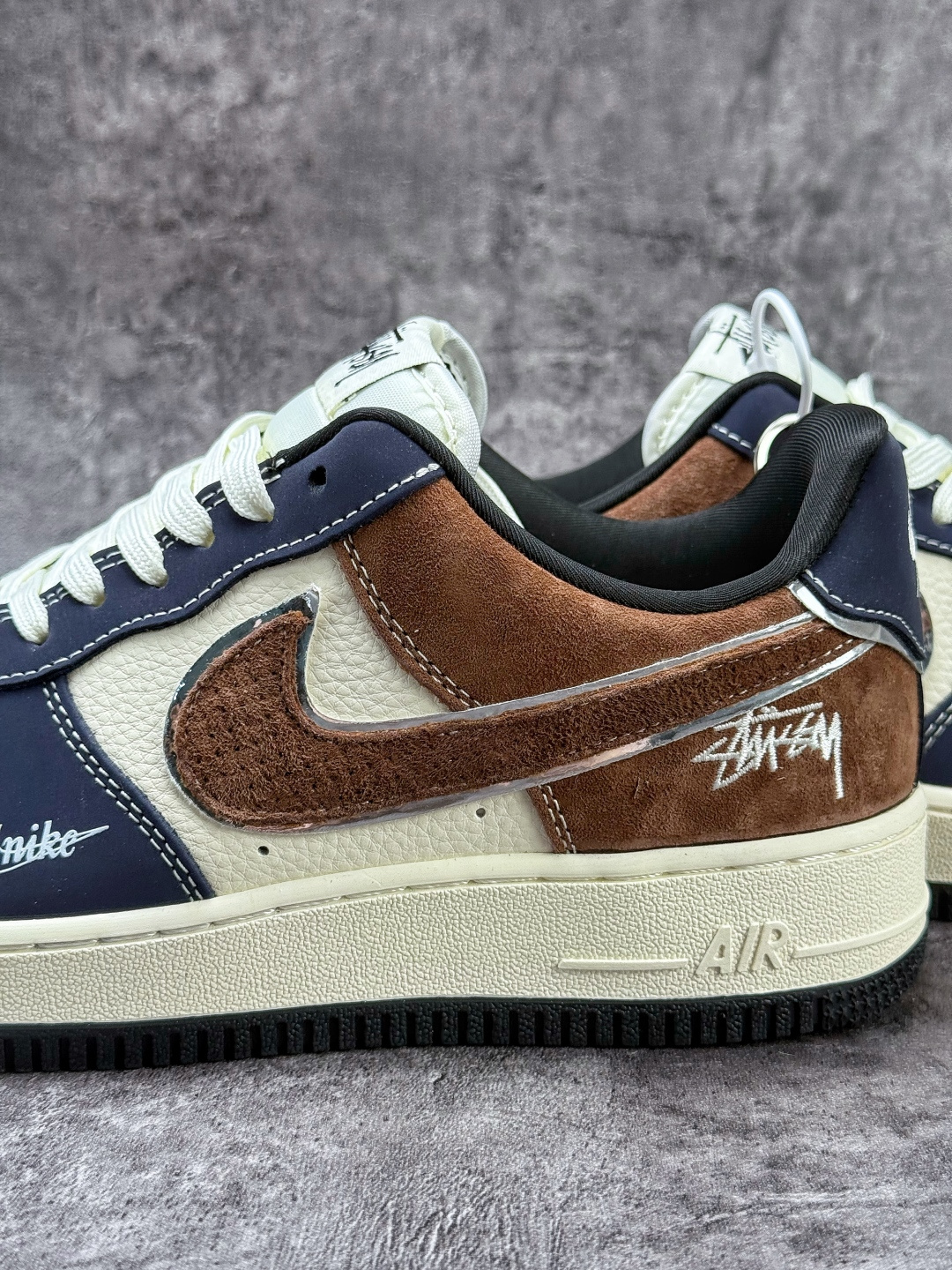 210 Nike Air Force 1 Low 07 x The North Face 蓝白棕小勾 DF0188-105-Chinese UA Cheap High Quatity Brand Clothes Bags handbags Sneakers wholesale wholesaler seller from China Factory suppliers Fashion Clothing Shoes best Quality Beautiful Price 210 Nike Air Force 1 Low 07 x The North Face 蓝白棕小勾 DF0188-105