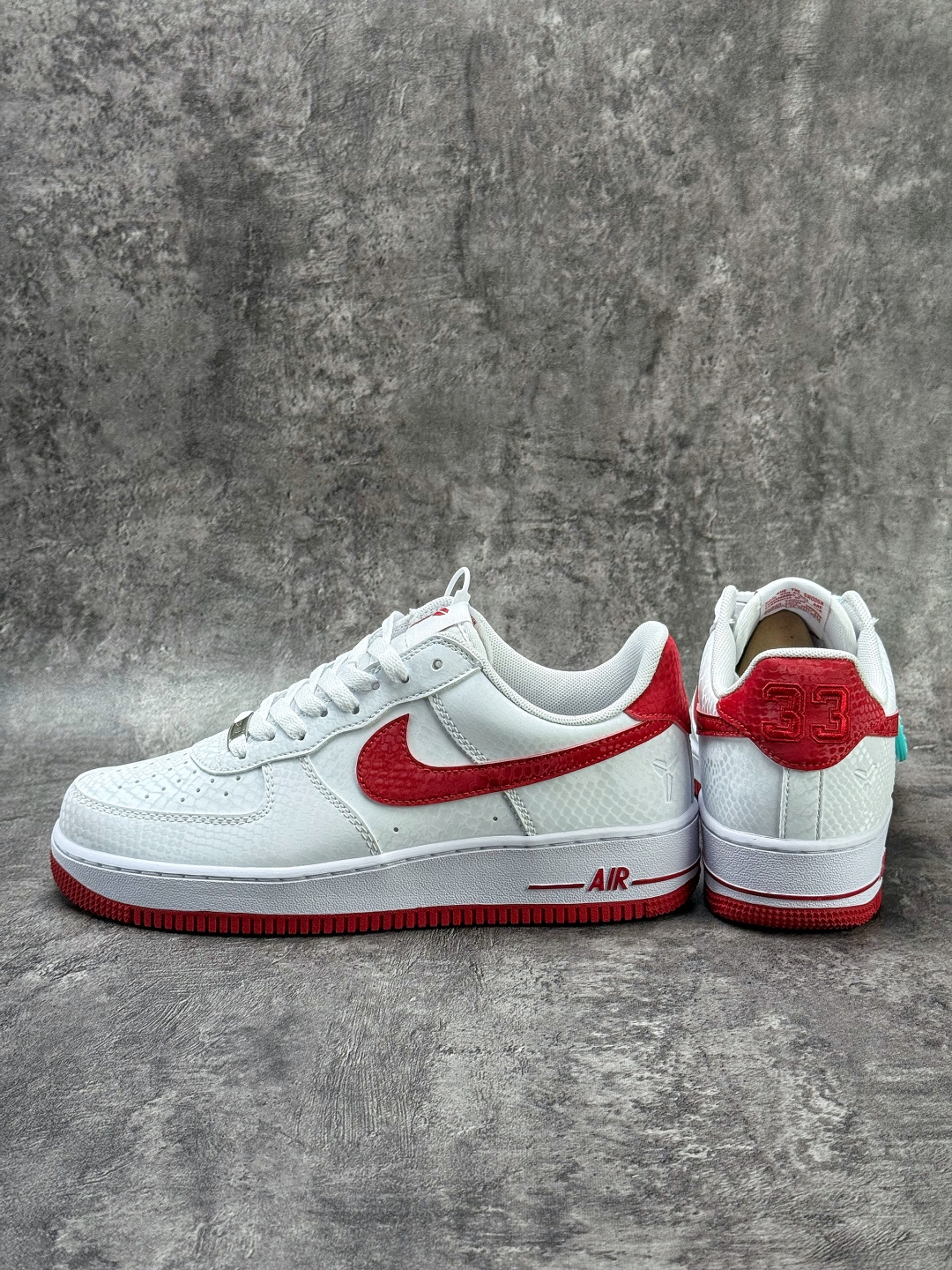 160 Nike Air Force 1 Low 07 专属logo(曼巴蛇图案)白红 IB0018-101-Chinese UA Cheap High Quatity Brand Clothes Bags handbags Sneakers wholesale wholesaler seller from China Factory suppliers Fashion Clothing Shoes best Quality Beautiful Price 160 Nike Air Force 1 Low 07 专属logo(曼巴蛇图案)白红 IB0018-101