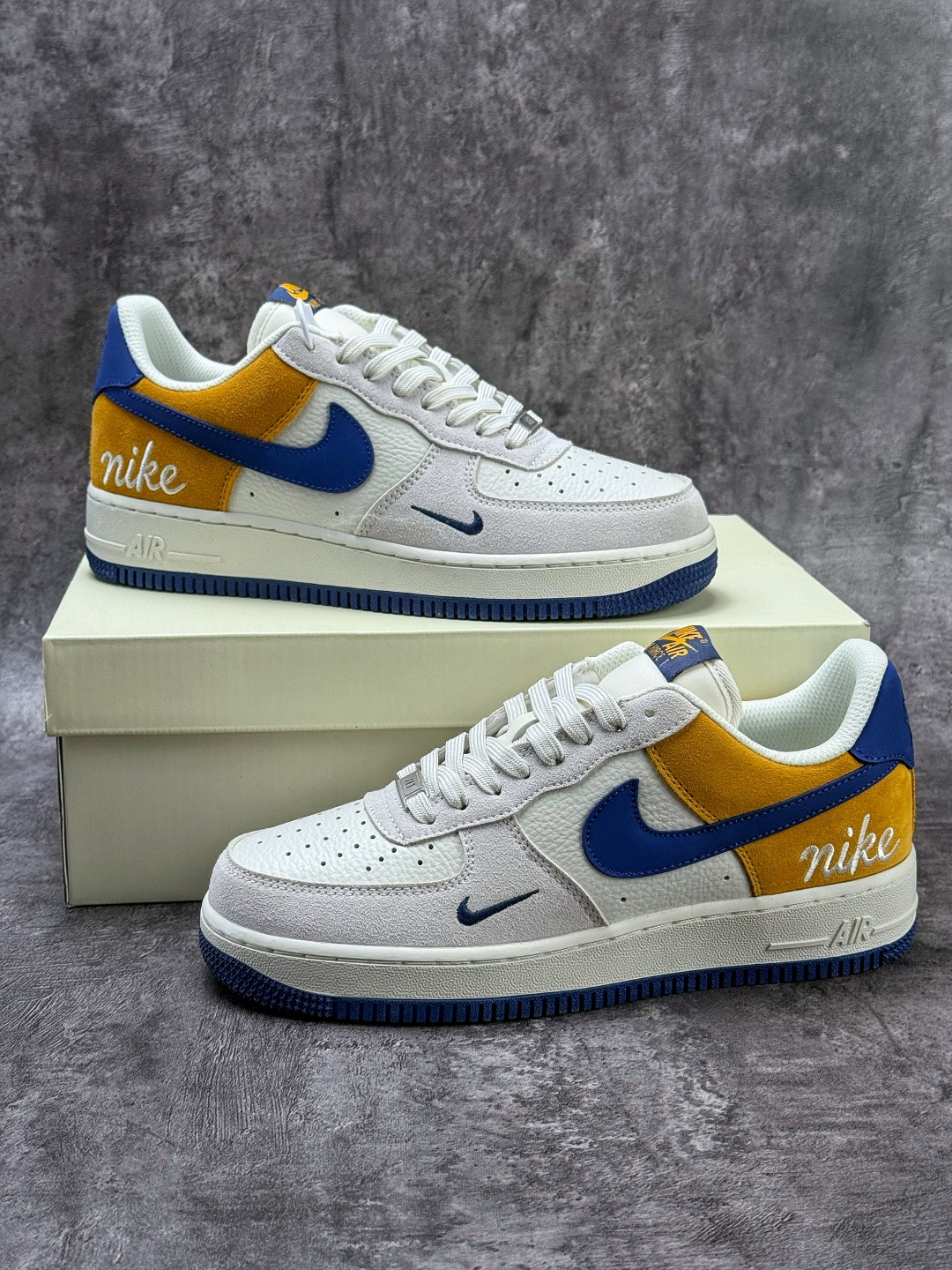 Nike Air Force 1 Low 07 灰白蓝小勾 HF2794-100