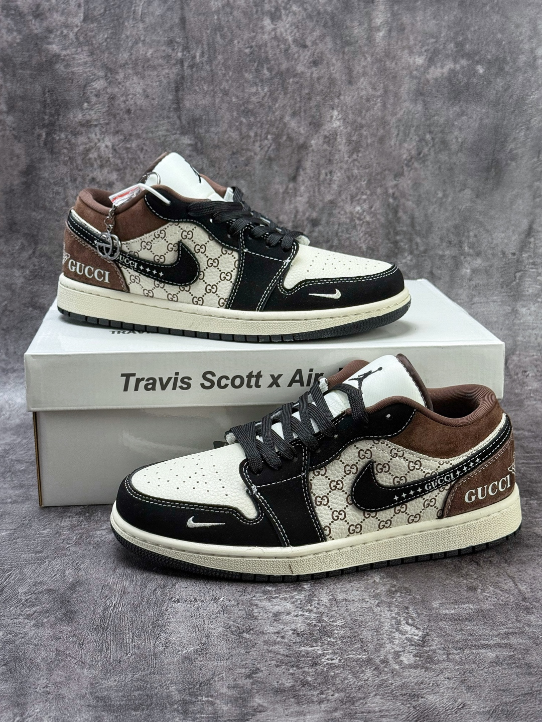 Nike Jordan Air Jordan 1 x GUCCI 黑白棕小勾 纯原大厂出品 极力推荐 LD8888-011-Top High Quatity Cheap Sneakers Fashion Clothing Clothes Bags handbags Shoes of all Brand wholesale With The best Quality And Beautiful Price from China Factory Chinese suppliers wholesaler seller Nike Jordan Air Jordan 1 x GUCCI 黑白棕小勾 纯原大厂出品 极力推荐 LD8888-011