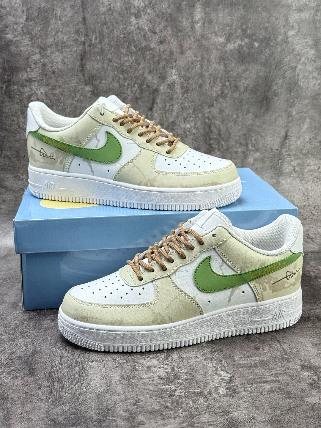 Nike Air Force 1 Low 07 棕绿序章 绿白 ZH0316-130
