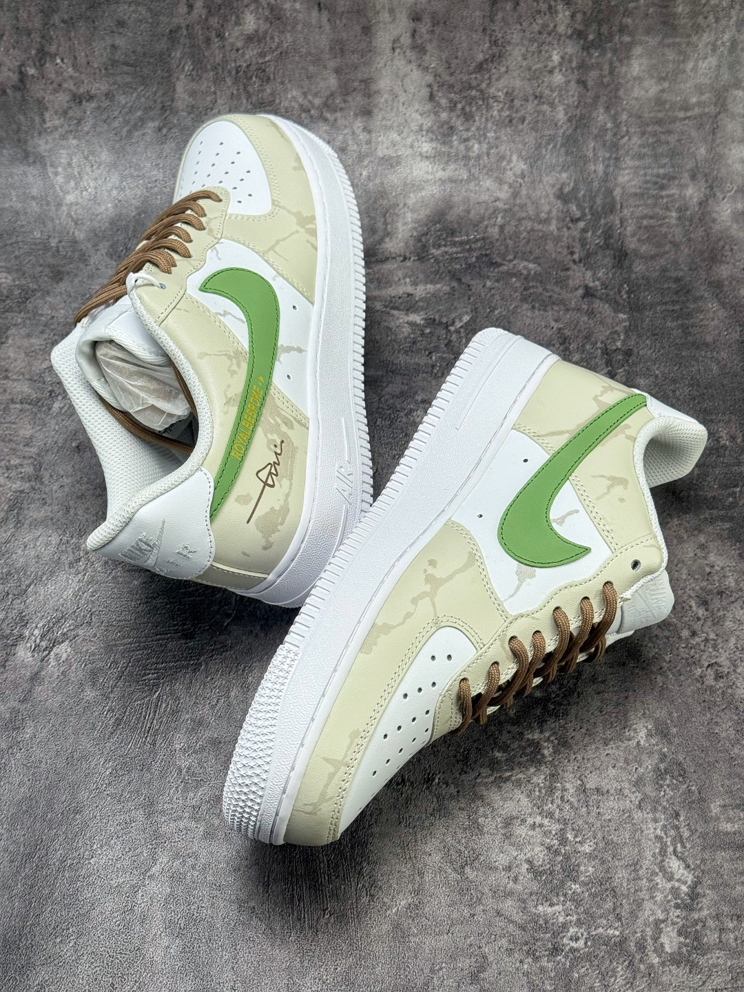 Nike Air Force 1 Low 07 棕绿序章 绿白 ZH0316-130