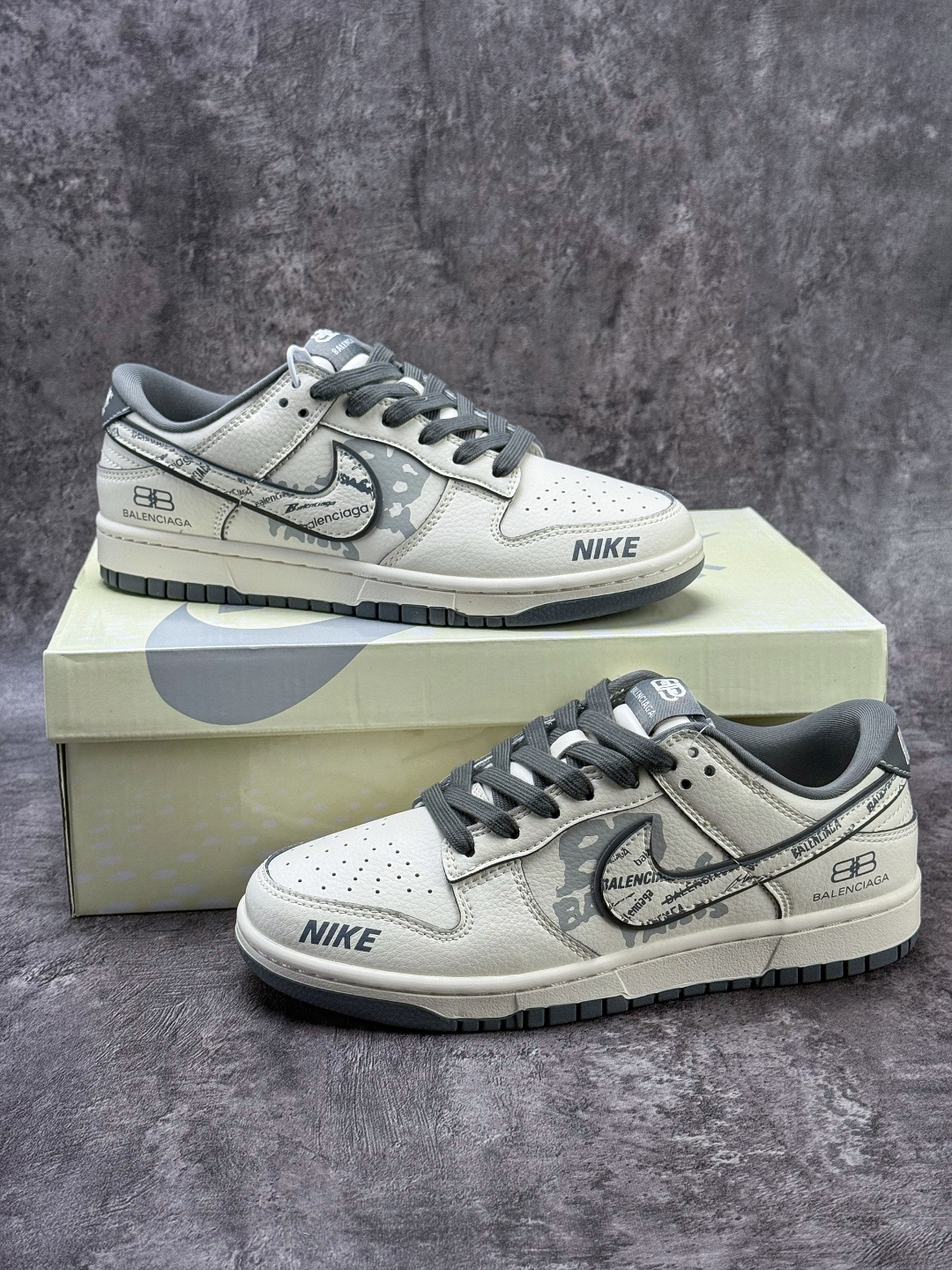 Nike SB Dunk Low x Balenciaga 白灰 XD1588-246