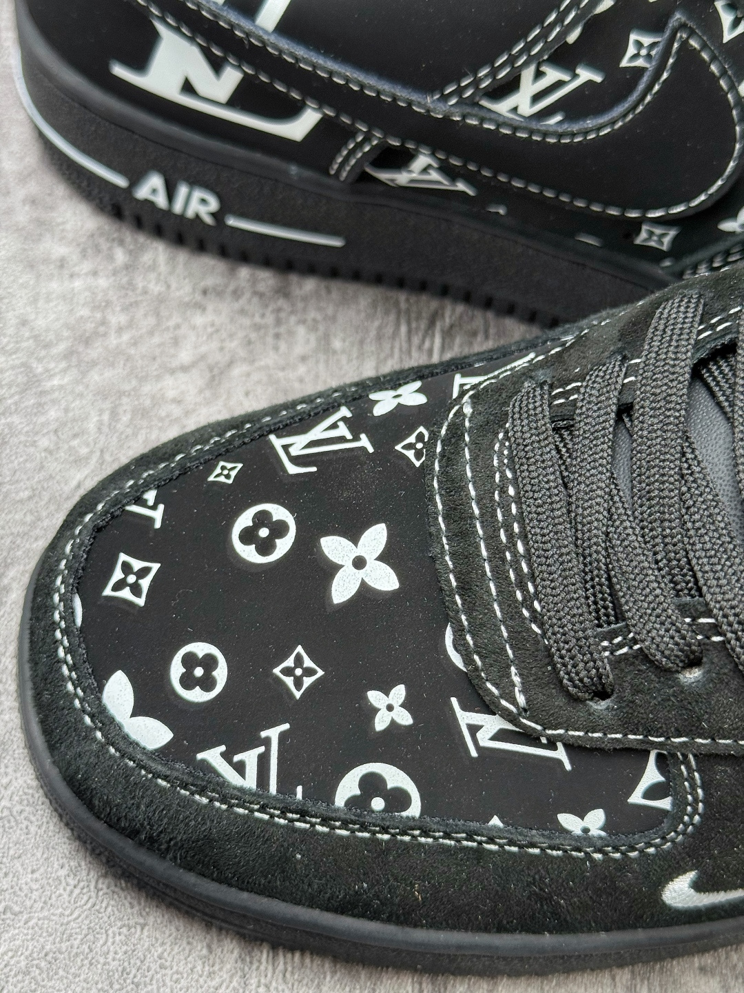 Nike Air Force 1 Low 07 x LOUIS VUITTON 黑白 SS1979-001