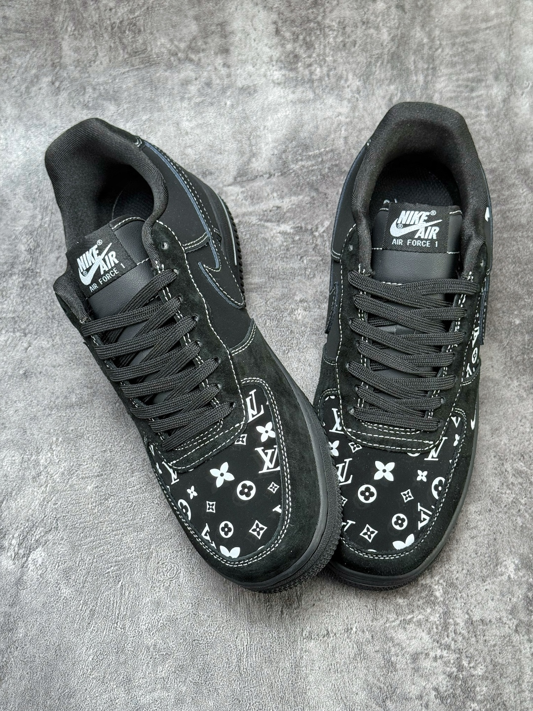 Nike Air Force 1 Low 07 x LOUIS VUITTON 黑白 SS1979-001