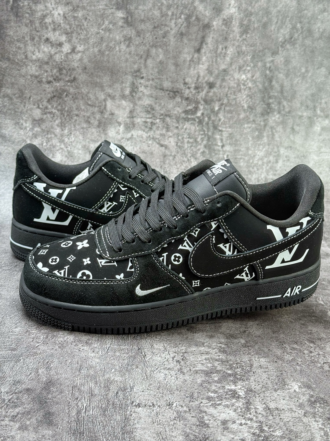 Nike Air Force 1 Low 07 x LOUIS VUITTON 黑白 SS1979-001