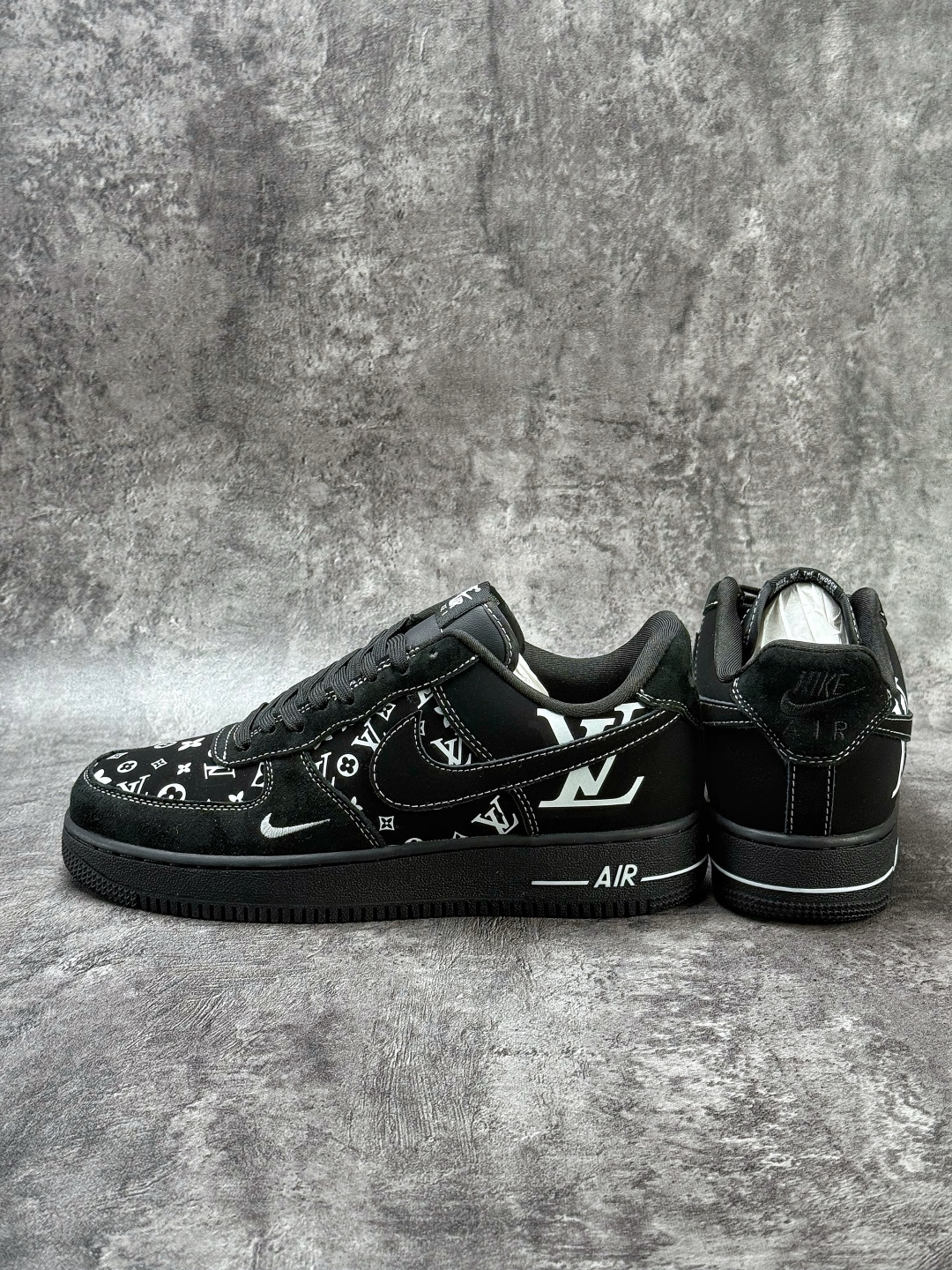 Nike Air Force 1 Low 07 x LOUIS VUITTON 黑白 SS1979-001