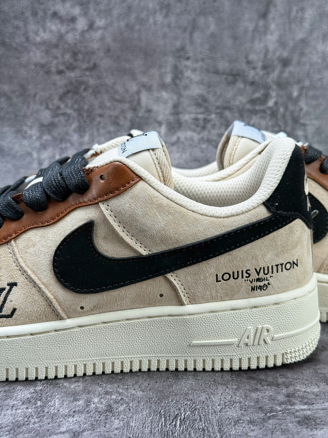 Nike Air Force 1 Low 07 x LOUIS VUITTON 棕黑 FQ3546-100-Top High Quatity Cheap Sneakers Fashion Clothing Clothes Bags handbags Shoes of all Brand wholesale With The best Quality And Beautiful Price from China Factory Chinese suppliers wholesaler seller Nike Air Force 1 Low 07 x LOUIS VUITTON 棕黑 FQ3546-100