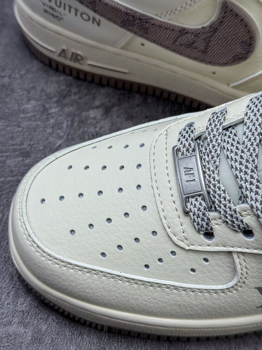 Nike Air Force 1 Low 07 x Louis Vuitton 白棕牛仔满天星 SM6668-128-Top High Quatity Cheap Sneakers Fashion Clothing Clothes Bags handbags Shoes of all Brand wholesale With The best Quality And Beautiful Price from China Factory Chinese suppliers wholesaler seller Nike Air Force 1 Low 07 x Louis Vuitton 白棕牛仔满天星 SM6668-128