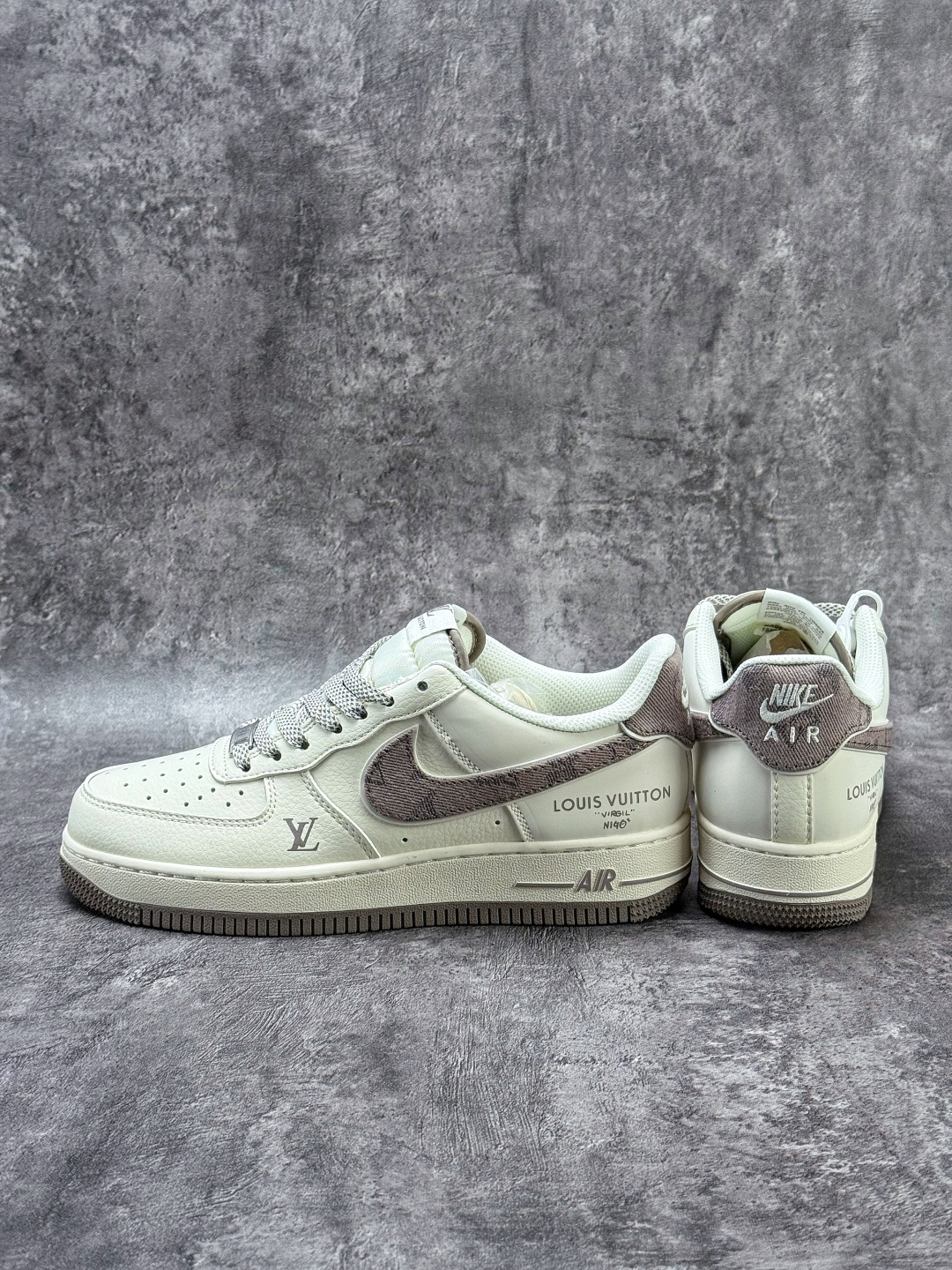 Nike Air Force 1 Low 07 x Louis Vuitton 白棕牛仔满天星 SM6668-128-Top High Quatity Cheap Sneakers Fashion Clothing Clothes Bags handbags Shoes of all Brand wholesale With The best Quality And Beautiful Price from China Factory Chinese suppliers wholesaler seller Nike Air Force 1 Low 07 x Louis Vuitton 白棕牛仔满天星 SM6668-128