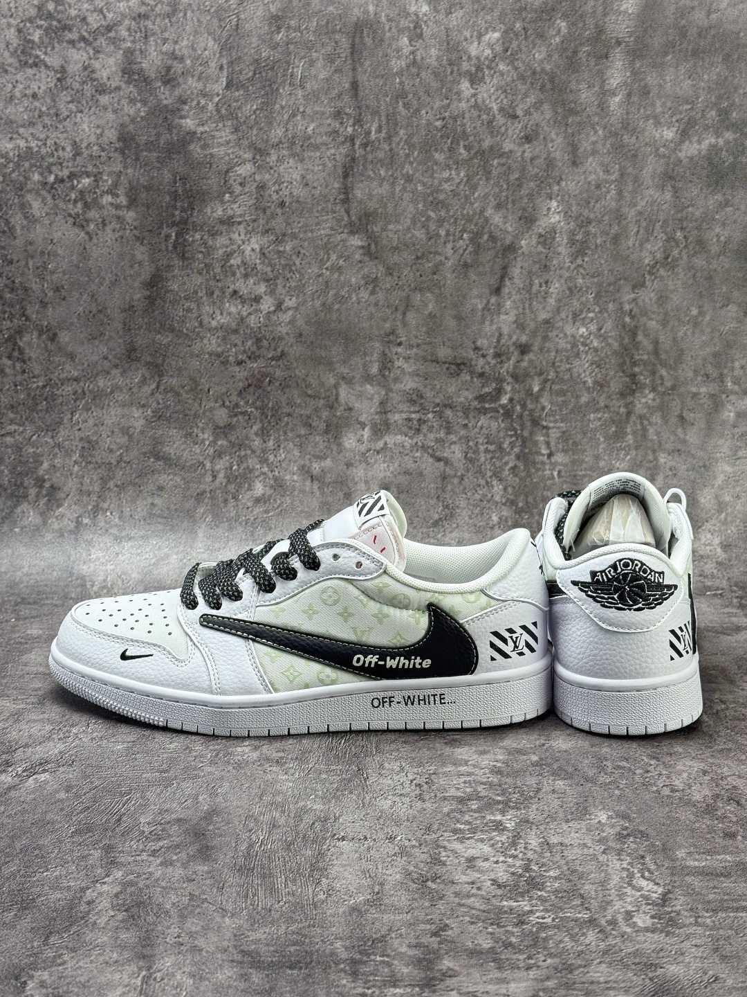 Travis Scott x Nike Air Jordan 1 Low x OFF-WHITE Air Jordan 1 Low 反转白黑小勾满天星倒钩 HS2506-236-Top High Quatity Cheap Sneakers Fashion Clothing Clothes Bags handbags Shoes of all Brand wholesale With The best Quality And Beautiful Price from China Factory Chinese suppliers wholesaler seller Travis Scott x Nike Air Jordan 1 Low x OFF-WHITE Air Jordan 1 Low 反转白黑小勾满天星倒钩 HS2506-236