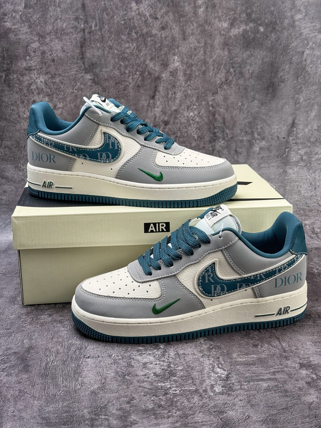 Nike Air Force 1 Low 07 x DIOR 灰白小勾 DD1982-313-Top High Quatity Cheap Sneakers Fashion Clothing Clothes Bags handbags Shoes of all Brand wholesale With The best Quality And Beautiful Price from China Factory Chinese suppliers wholesaler seller Nike Air Force 1 Low 07 x DIOR 灰白小勾 DD1982-313