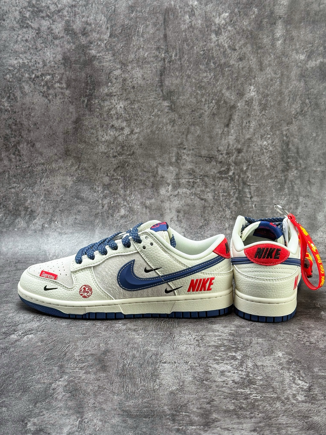 Nike SB Dunk Low 马到成功 白灰蓝三小勾满天星 FC7688-204