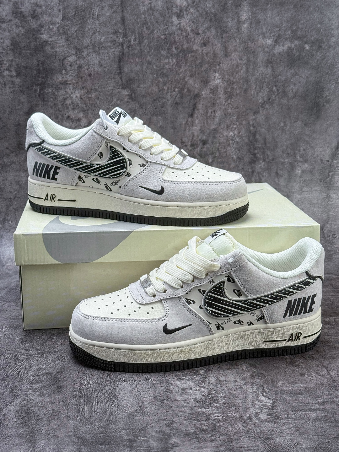 Nike Air Force 1 Low 07 灰白小勾 JP8028-068-Top High Quatity Cheap Sneakers Fashion Clothing Clothes Bags handbags Shoes of all Brand wholesale With The best Quality And Beautiful Price from China Factory Chinese suppliers wholesaler seller Nike Air Force 1 Low 07 灰白小勾 JP8028-068