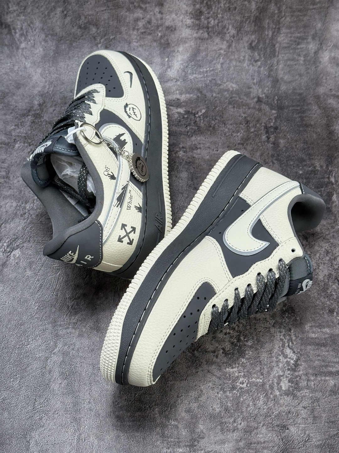 Nike Air Force 1 Low 07 x OFF-WHITE 白灰小勾满天星 XL1979-130