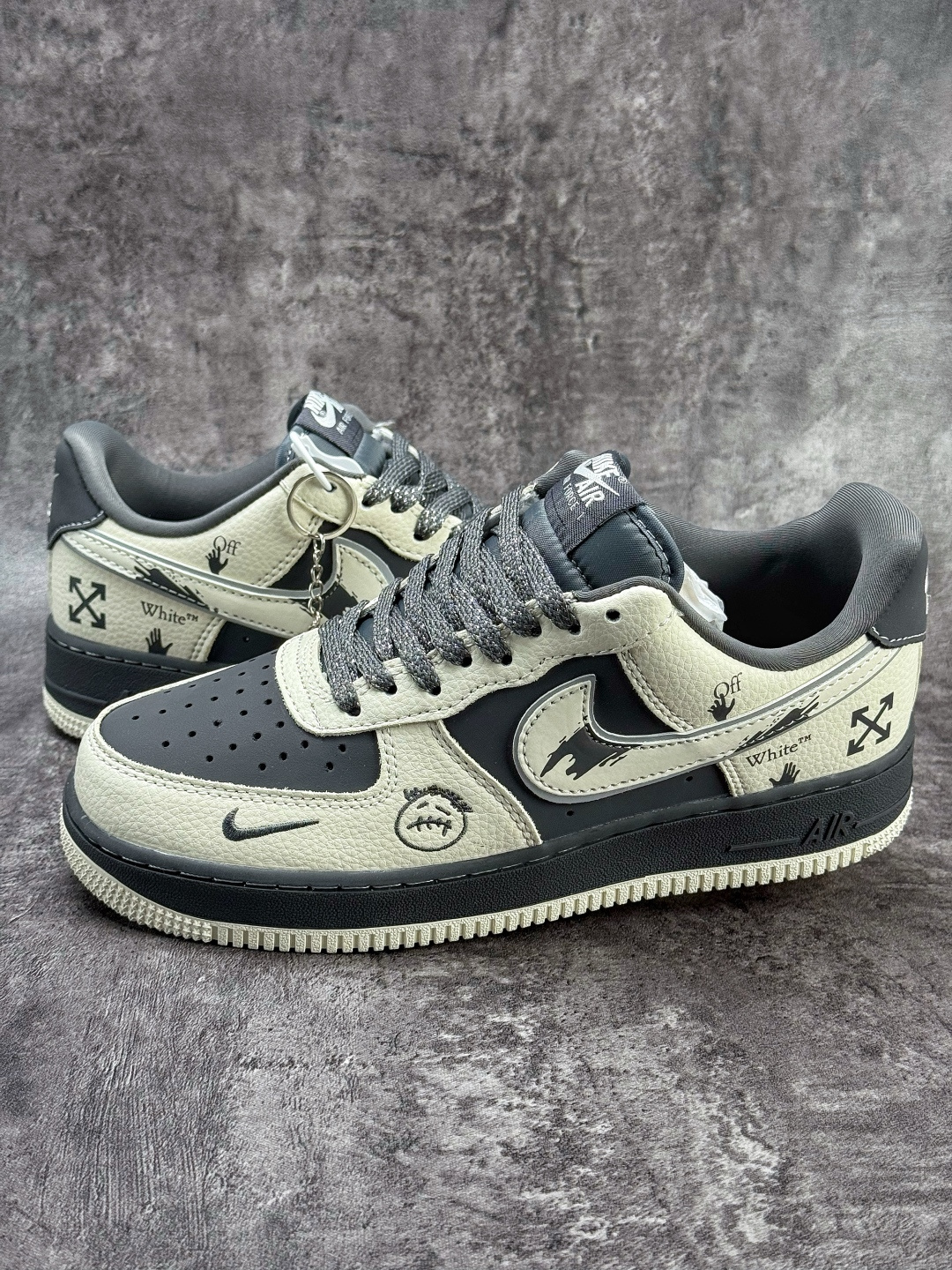 Nike Air Force 1 Low 07 x OFF-WHITE 白灰小勾满天星 XL1979-130