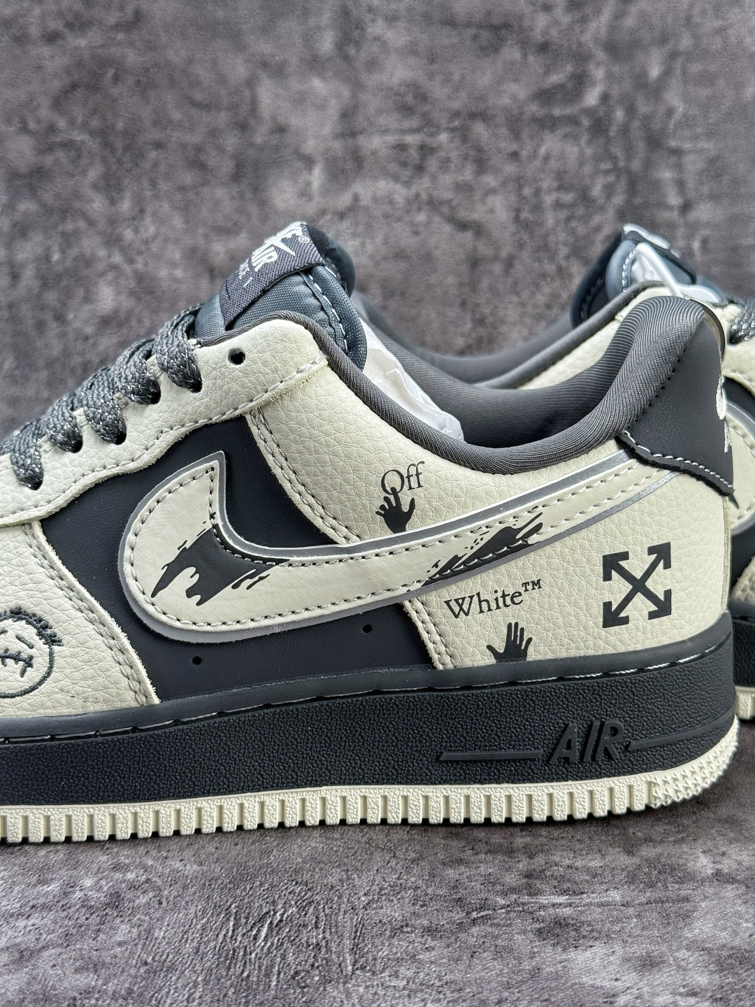 Nike Air Force 1 Low 07 x OFF-WHITE 白灰小勾满天星 XL1979-130