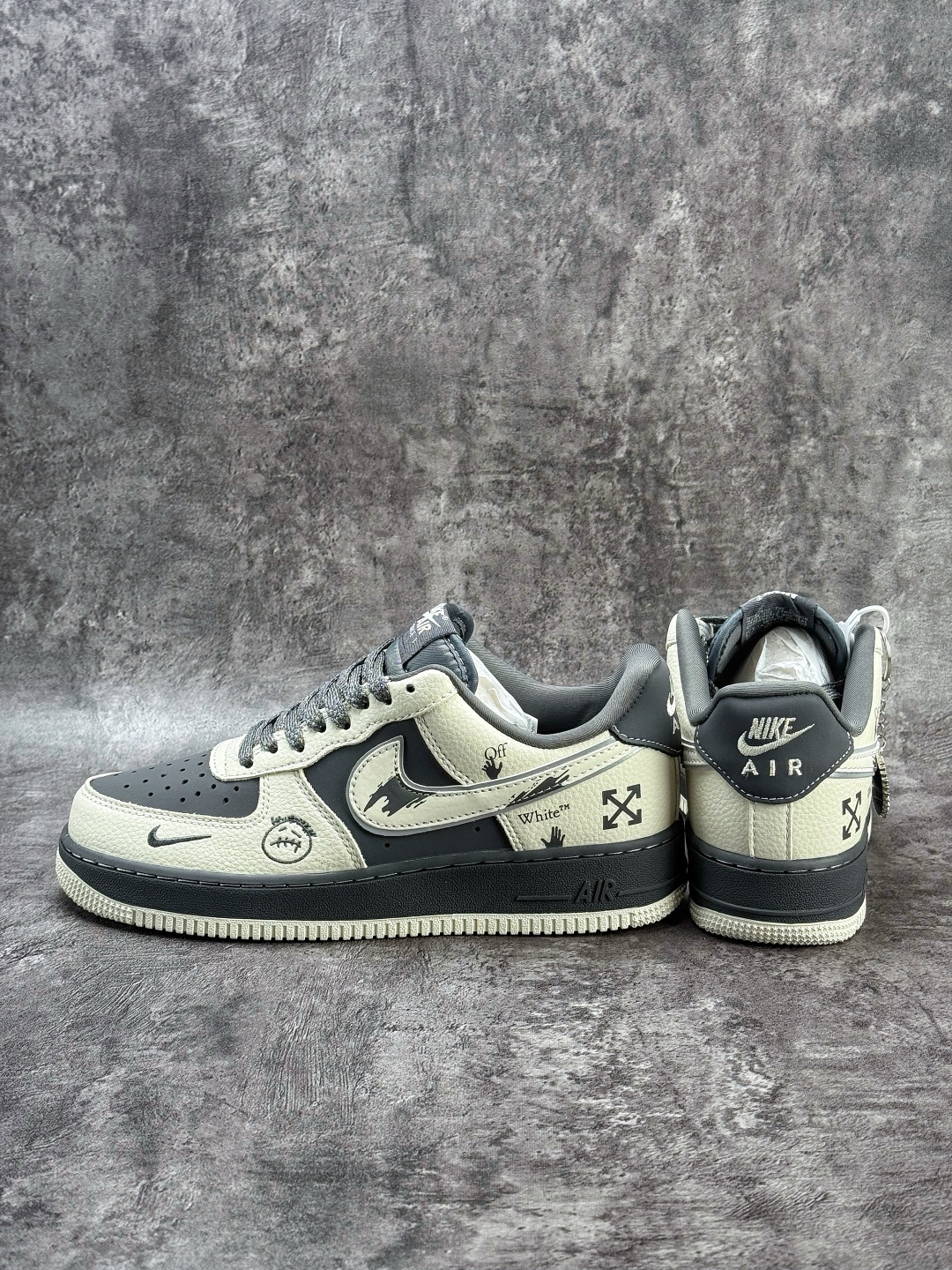 Nike Air Force 1 Low 07 x OFF-WHITE 白灰小勾满天星 XL1979-130