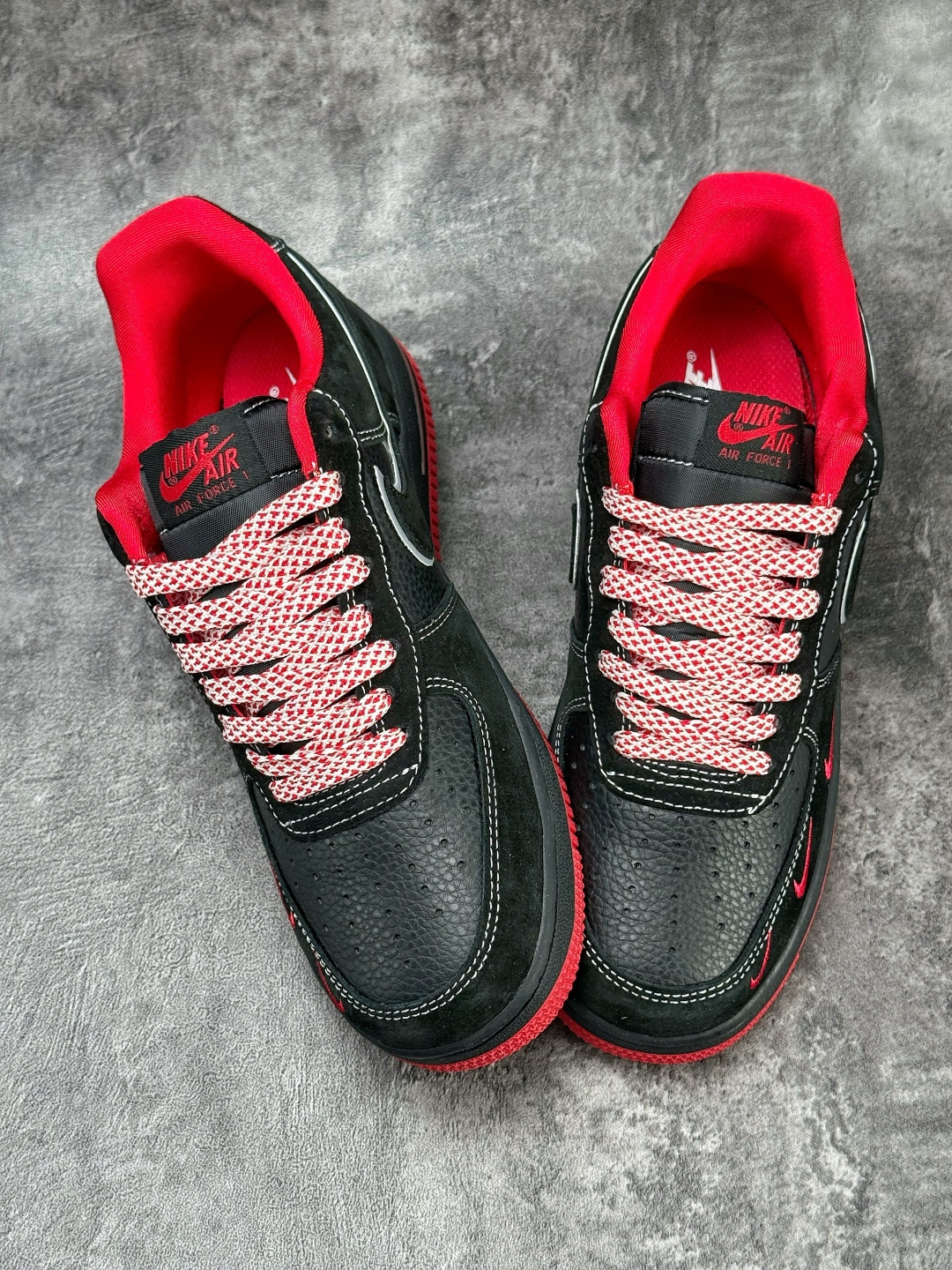 220 Nike Air Force 1 Low 07 x ALO 黑红三小勾满天星 SS1979-009-Chinese UA Cheap High Quatity Brand Clothes Bags handbags Sneakers wholesale wholesaler seller from China Factory suppliers Fashion Clothing Shoes best Quality Beautiful Price 220 Nike Air Force 1 Low 07 x ALO 黑红三小勾满天星 SS1979-009