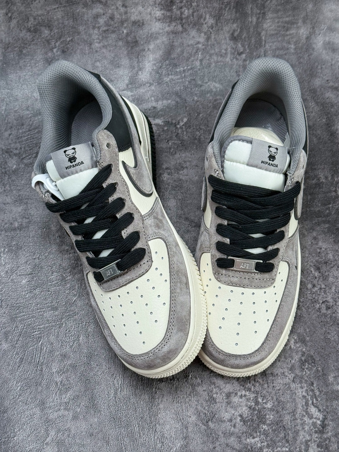 210 Nike Air Force 1 Low 07 x HIPANDA 灰白黑小勾 XD9314-611