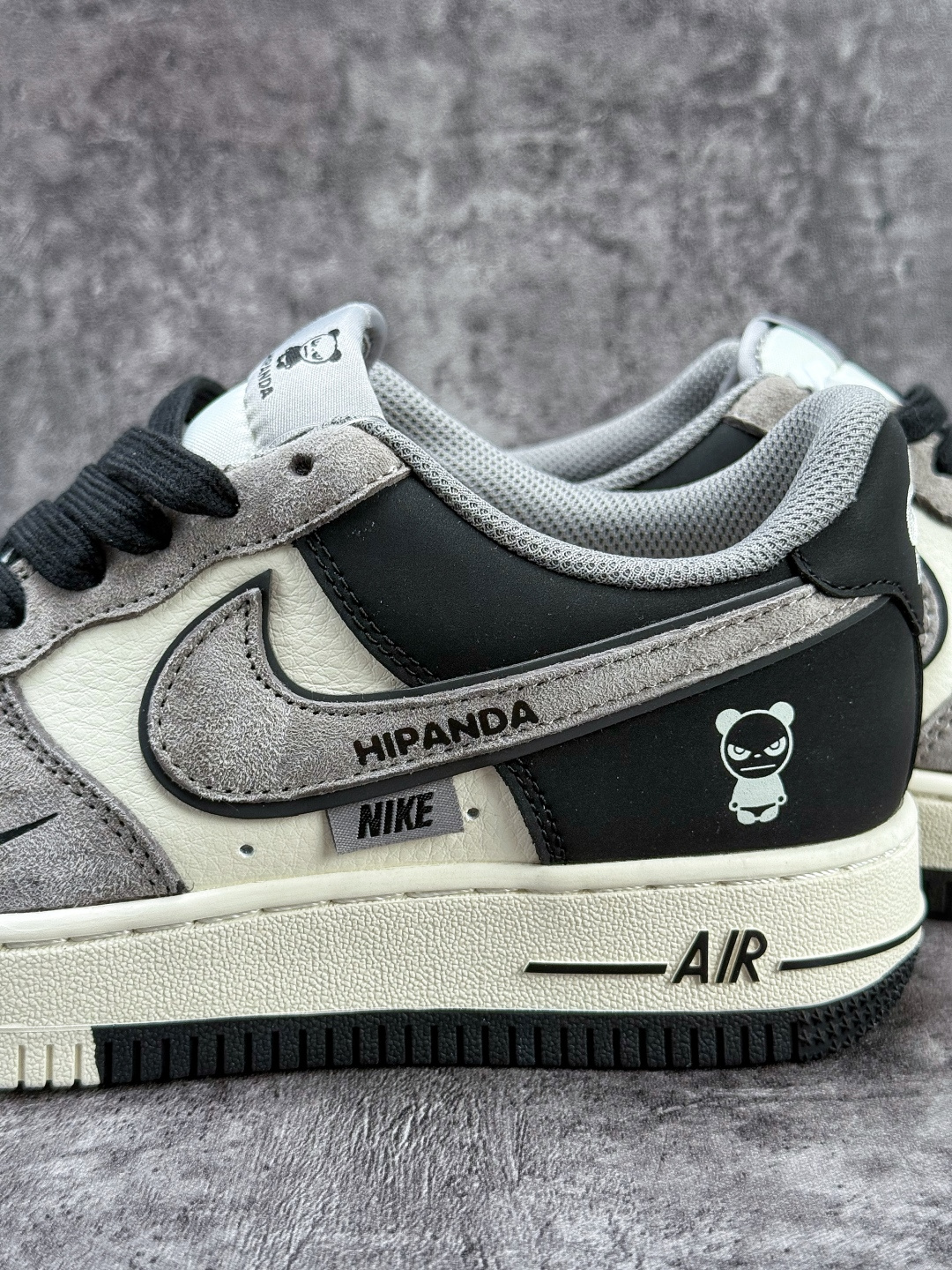 210 Nike Air Force 1 Low 07 x HIPANDA 灰白黑小勾 XD9314-611