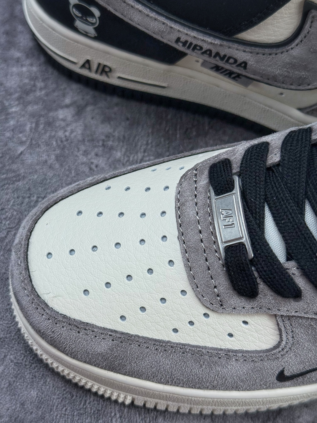 210 Nike Air Force 1 Low 07 x HIPANDA 灰白黑小勾 XD9314-611