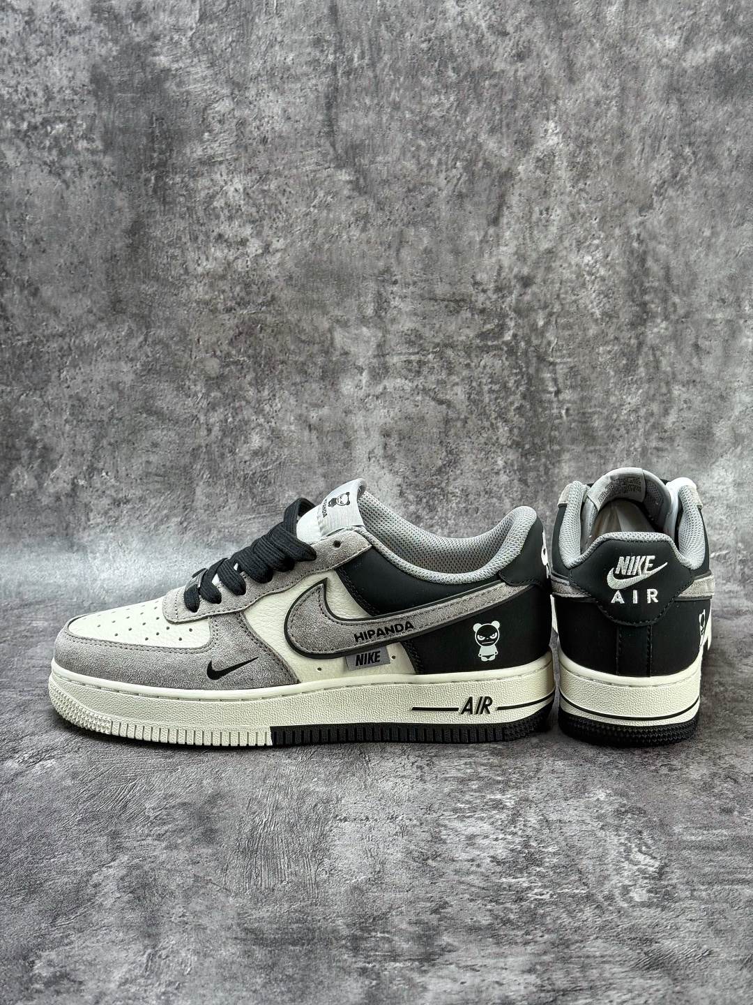 210 Nike Air Force 1 Low 07 x HIPANDA 灰白黑小勾 XD9314-611