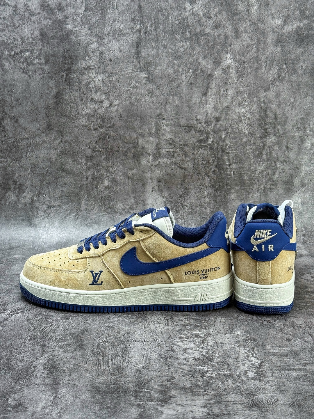 Nike Air Force 1 Low 07 x Louis Vuitton 棕蓝 FQ3545-300 Nike Air Force 1 Low 07 x Louis Vuitton 棕蓝 FQ3545-300