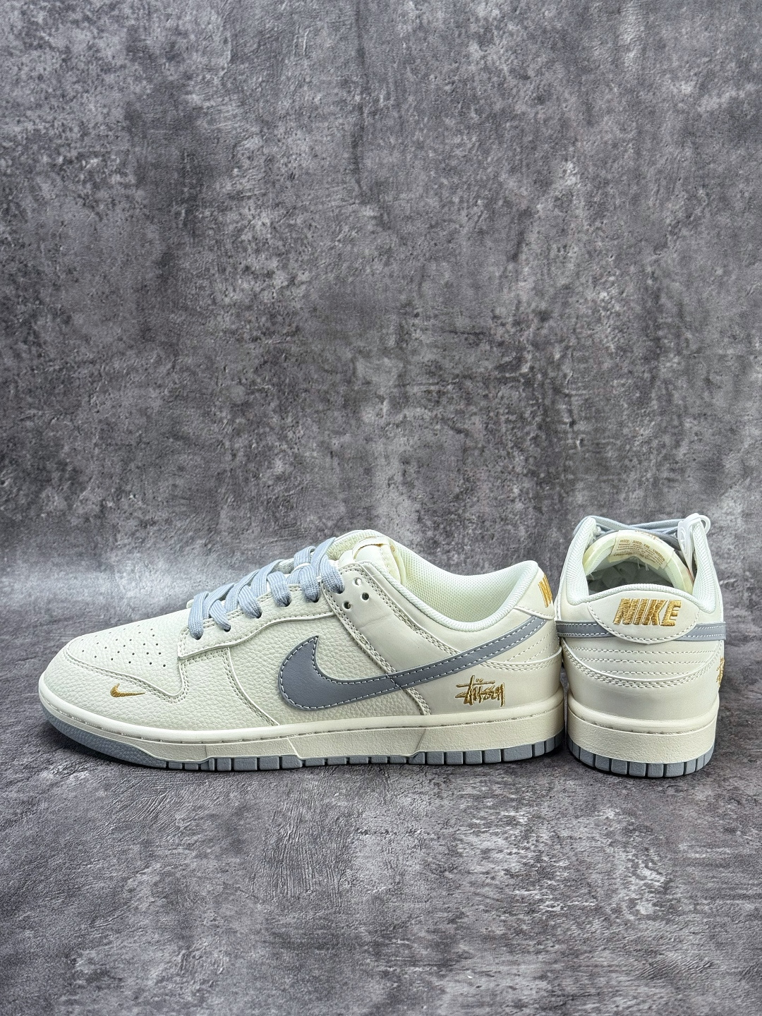 230 Nike SB Dunk Low x Stussy 白灰小勾满天星 JP1628-040
