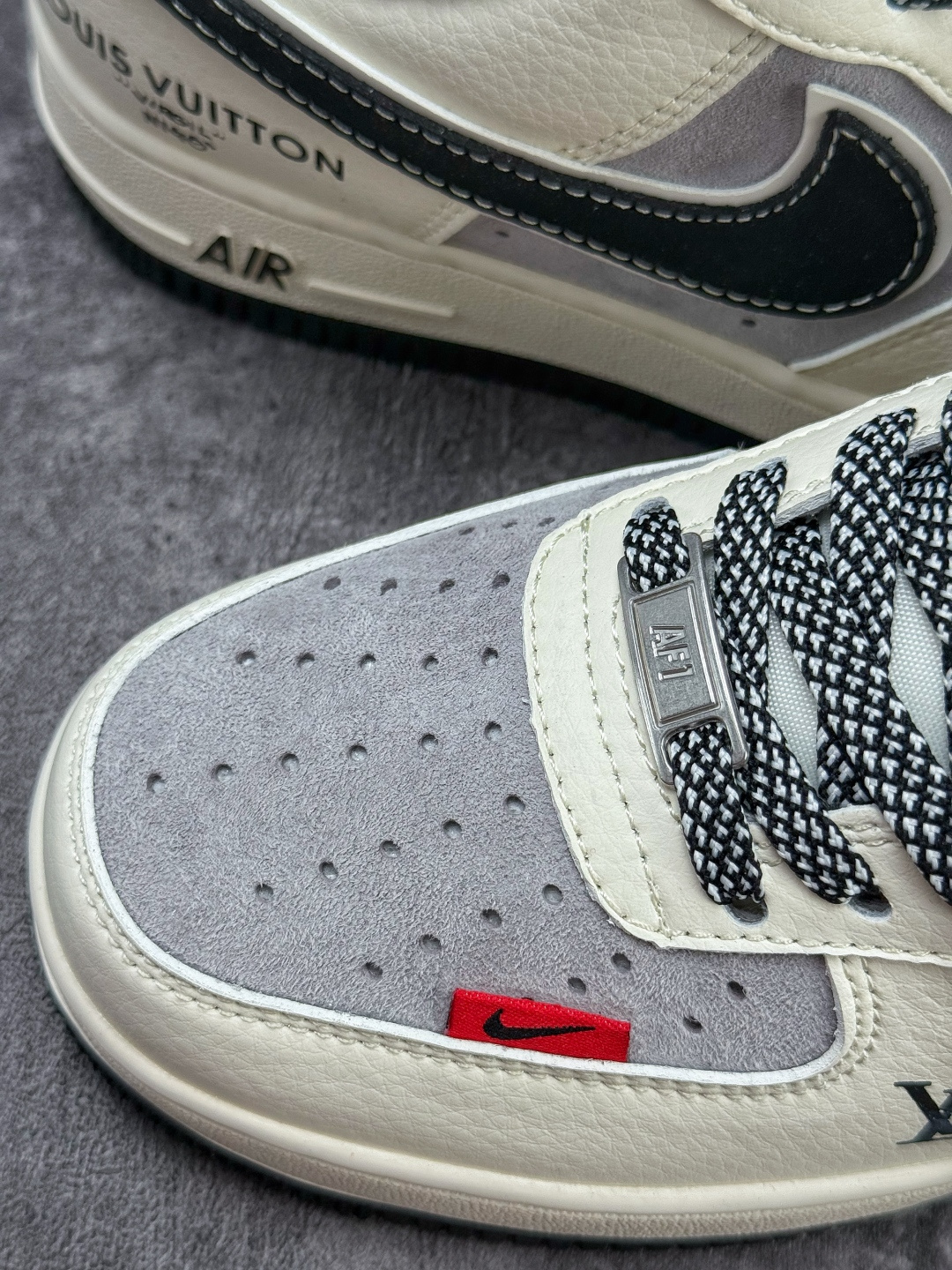 Nike Air Force 1 Low 07 x Louis Vuitton 白灰黑满天星 XD9314-619 Nike Air Force 1 Low 07 x Louis Vuitton 白灰黑满天星 XD9314-619