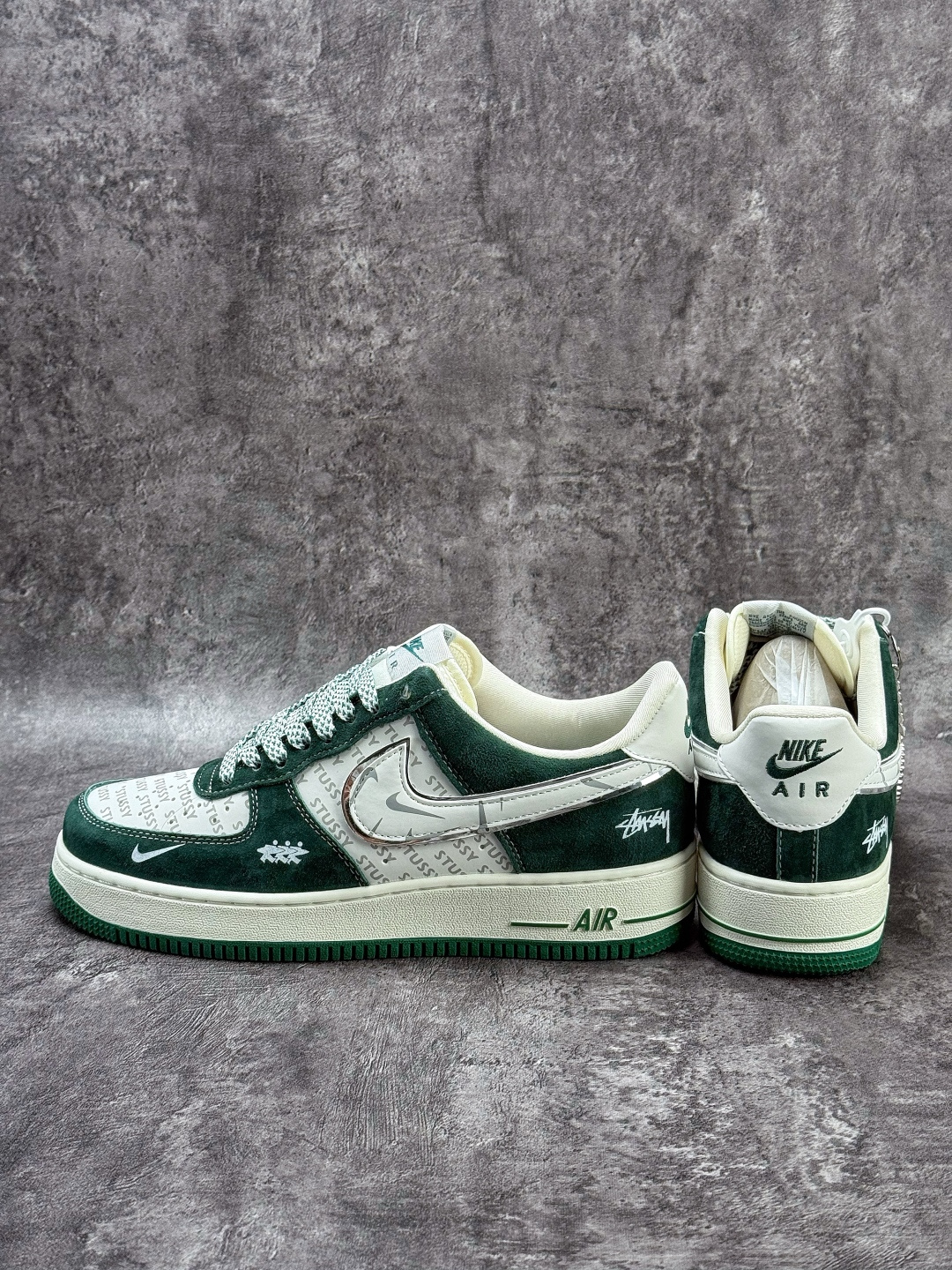 Nike Air Force 1 Low 07 x Stussy 绿白小勾满天星 SY1388-023 Nike Air Force 1 Low 07 x Stussy 绿白小勾满天星 SY1388-023
