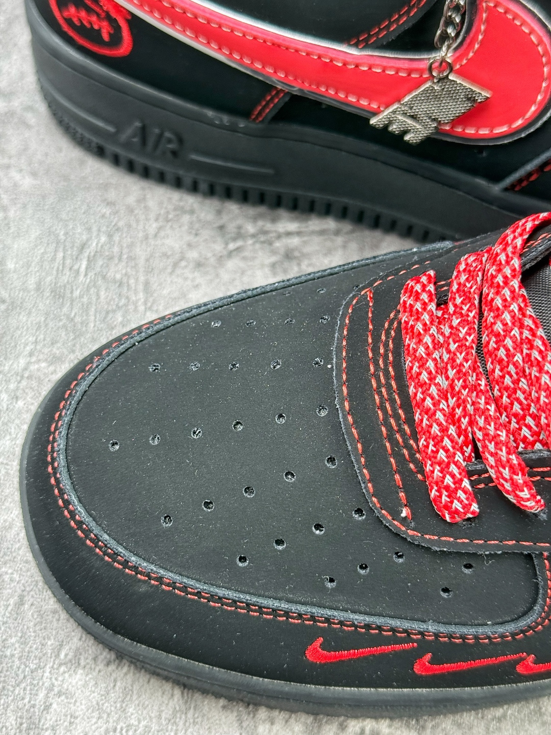 Nike Air Force 1 Low 07 黑红三小勾 DD1982-339 Nike Air Force 1 Low 07 黑红三小勾 DD1982-339