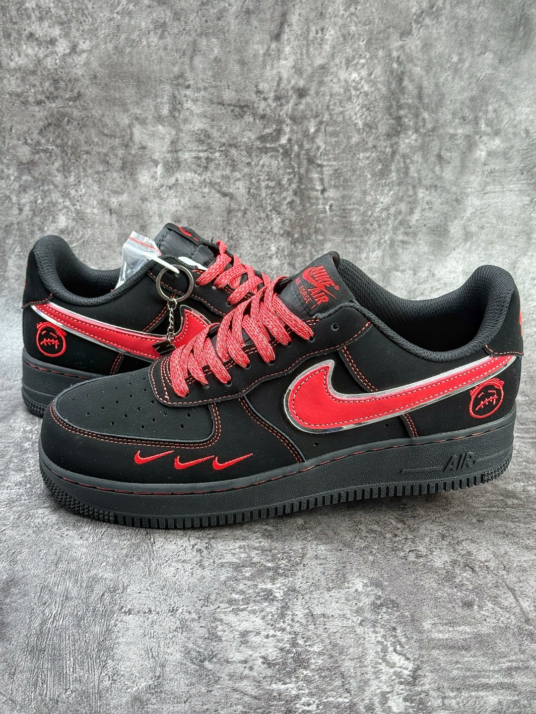 Nike Air Force 1 Low 07 黑红三小勾 DD1982-339 Nike Air Force 1 Low 07 黑红三小勾 DD1982-339
