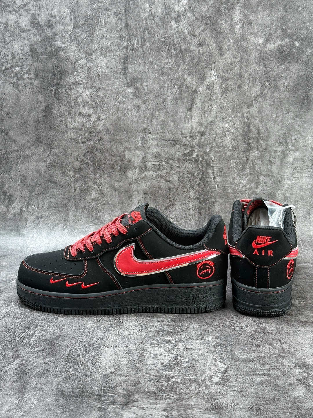 Nike Air Force 1 Low 07 黑红三小勾 DD1982-339 Nike Air Force 1 Low 07 黑红三小勾 DD1982-339