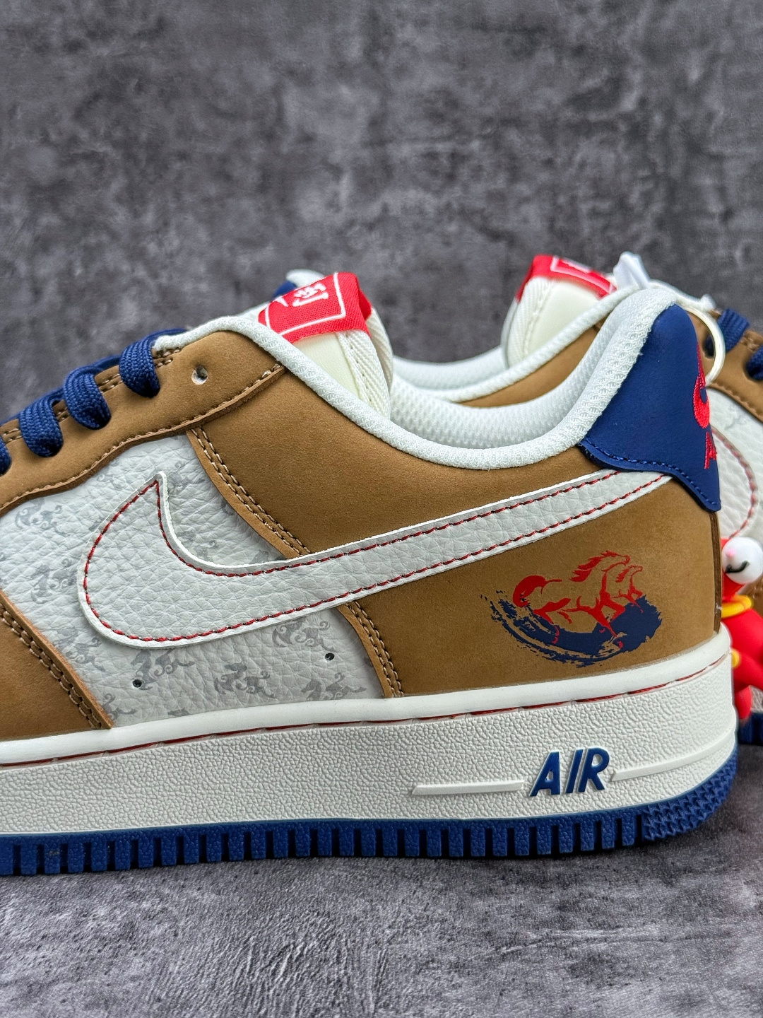 Nike Air Force 1 Low 07 马年限定 棕白蓝小勾 NH0601-505 Nike Air Force 1 Low 07 马年限定 棕白蓝小勾 NH0601-505