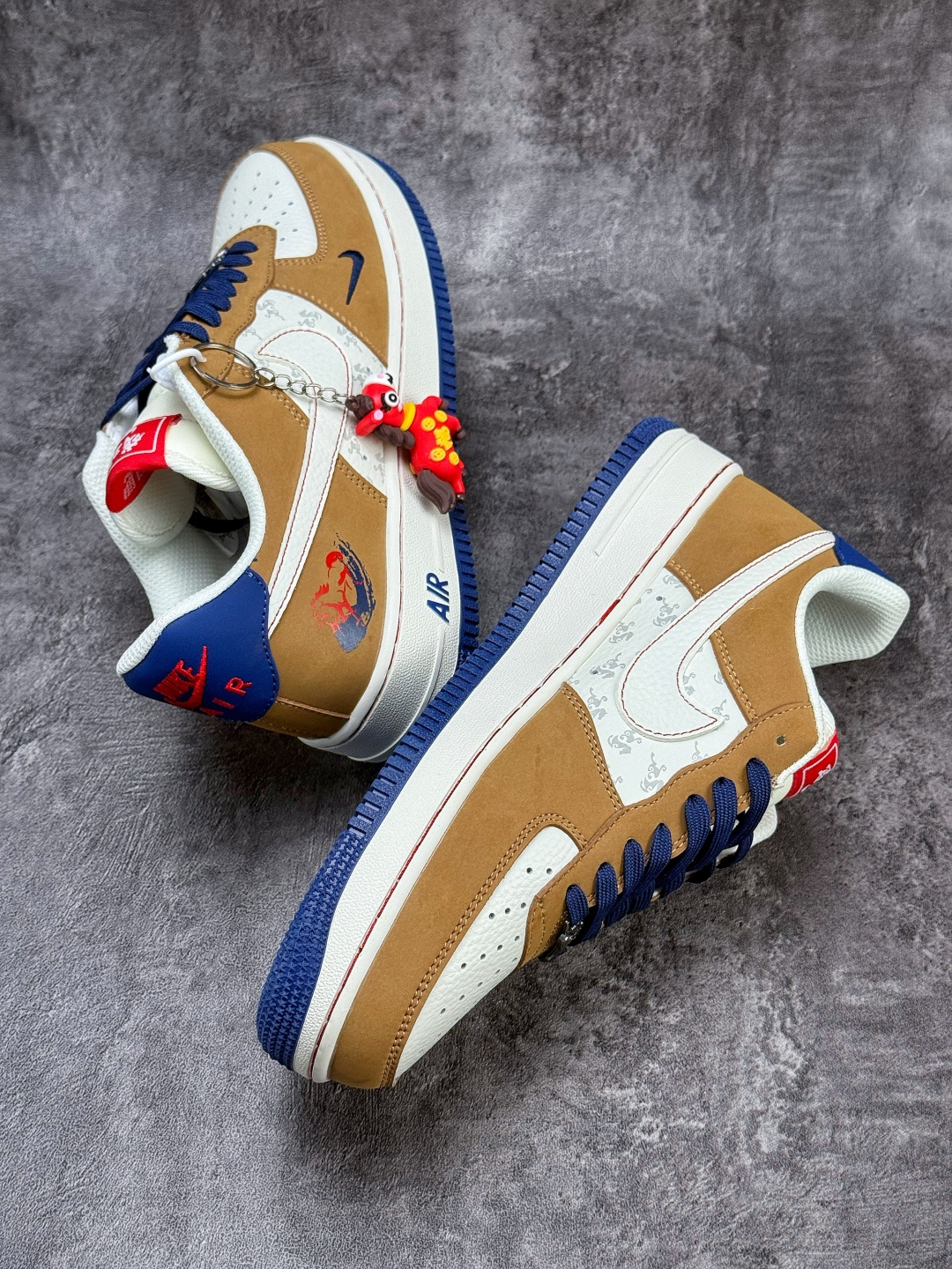 Nike Air Force 1 Low 07 马年限定 棕白蓝小勾 NH0601-505 Nike Air Force 1 Low 07 马年限定 棕白蓝小勾 NH0601-505