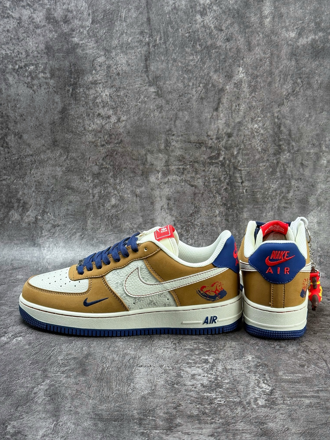 Nike Air Force 1 Low 07 马年限定 棕白蓝小勾 NH0601-505 Nike Air Force 1 Low 07 马年限定 棕白蓝小勾 NH0601-505