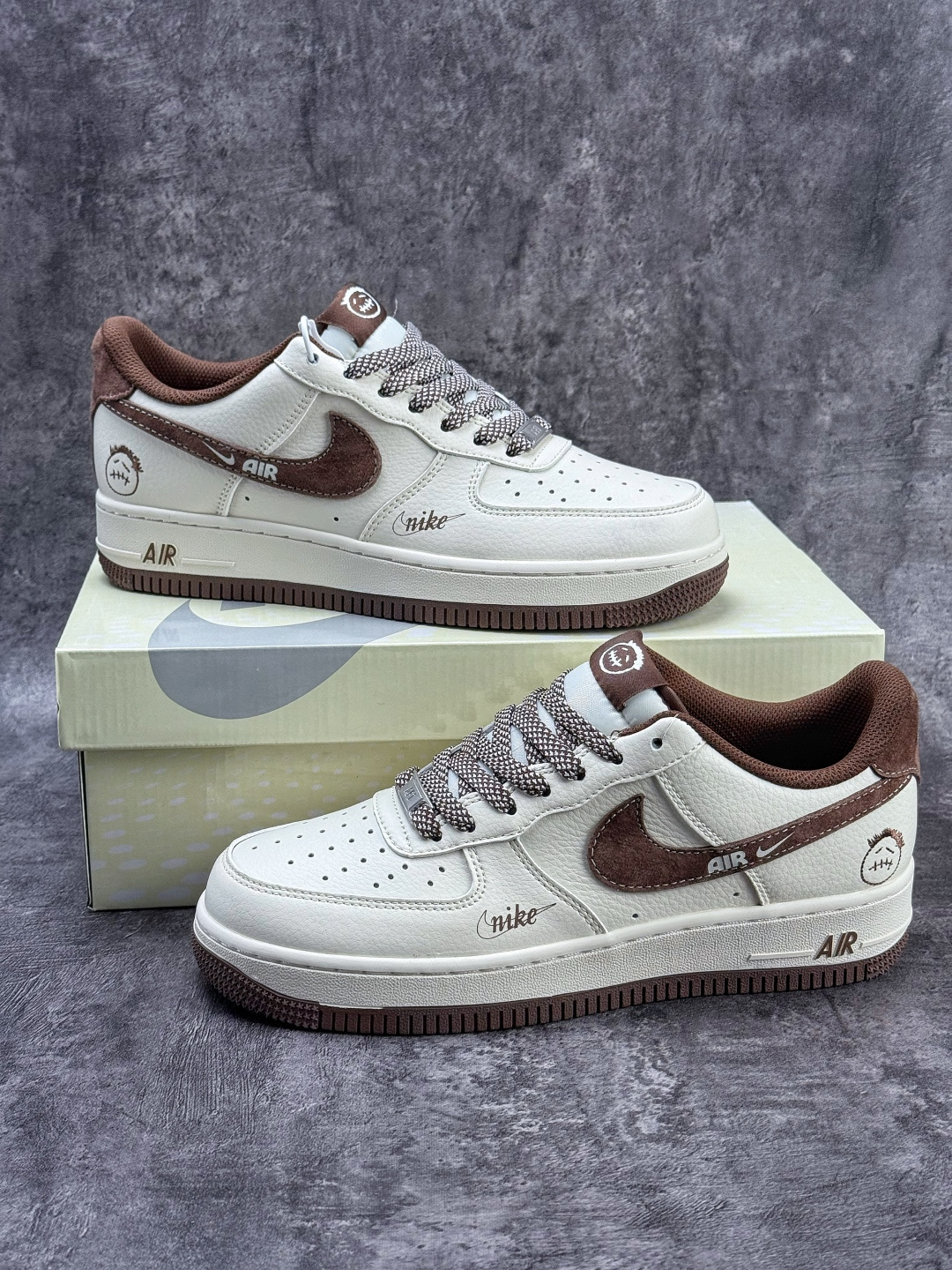 Nike Air Force 1 Low 07 白棕小勾满天星 XD9314-614 Nike Air Force 1 Low 07 白棕小勾满天星 XD9314-614