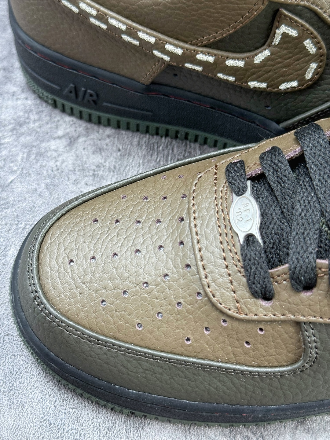 Nike Air Force 1 Low 07 棕绿荔枝纹 IQ1122-320 Nike Air Force 1 Low 07 棕绿荔枝纹 IQ1122-320