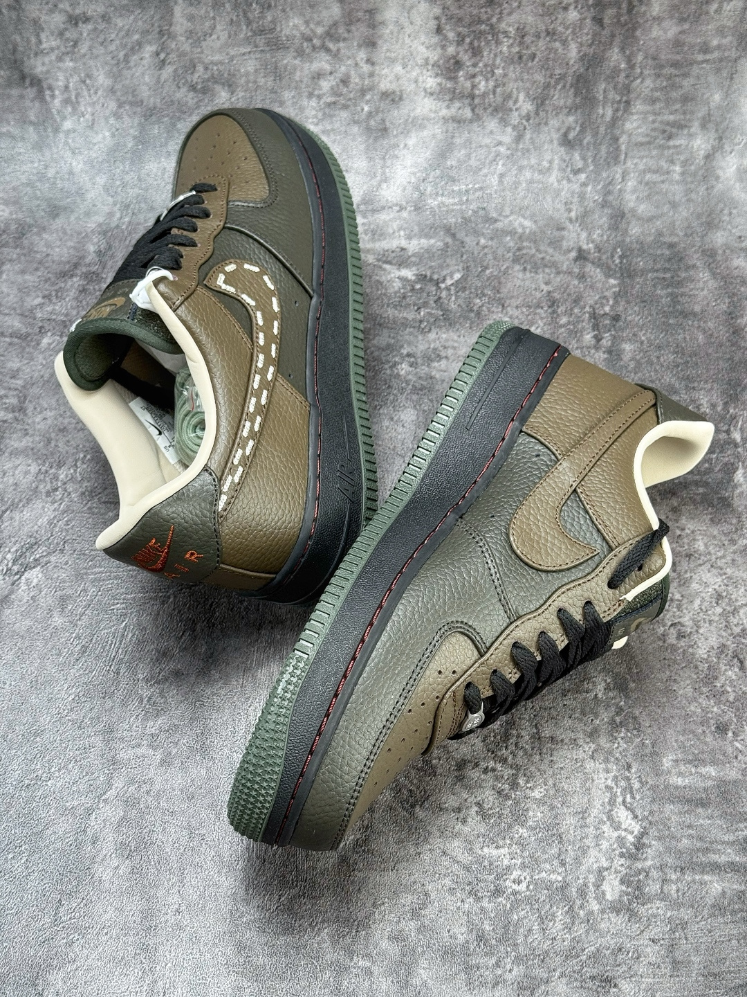 Nike Air Force 1 Low 07 棕绿荔枝纹 IQ1122-320 Nike Air Force 1 Low 07 棕绿荔枝纹 IQ1122-320