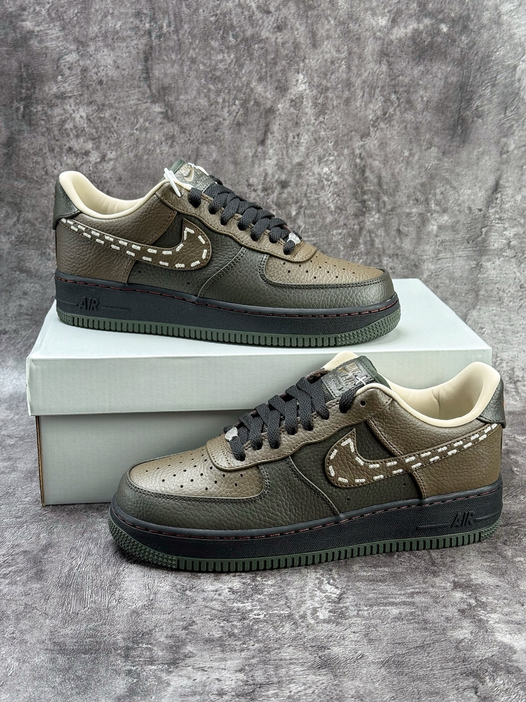Nike Air Force 1 Low 07 棕绿荔枝纹 IQ1122-320 Nike Air Force 1 Low 07 棕绿荔枝纹 IQ1122-320