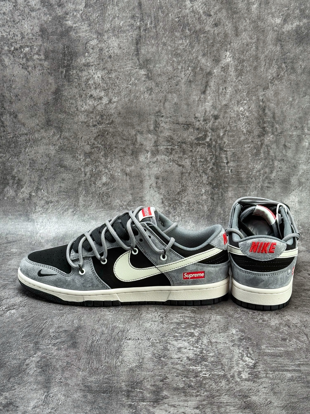 Nike SB Dunk Low x Superme 灰黑白小勾 JP2026-101 Nike SB Dunk Low x Superme 灰黑白小勾 JP2026-101