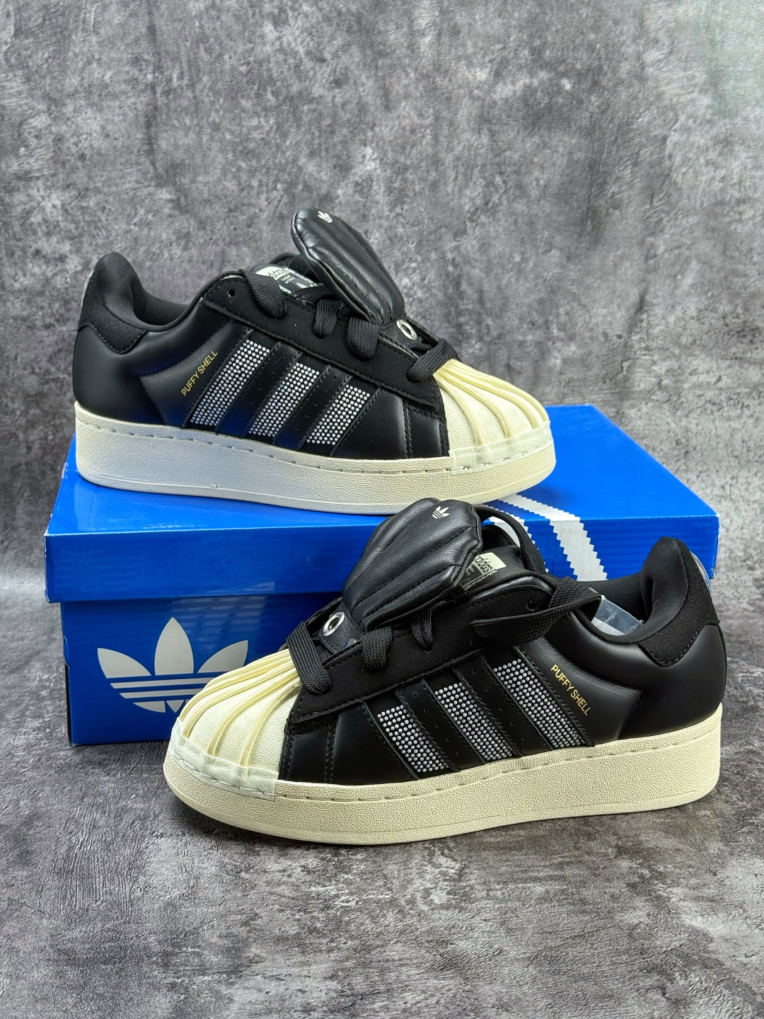 Gali x Adidas Originals Superstar Puffy Shell 联名款 贝壳头厚底休闲板鞋 KJ6976 Gali x Adidas Originals Superstar Puffy Shell 联名款 贝壳头厚底休闲板鞋 KJ6976