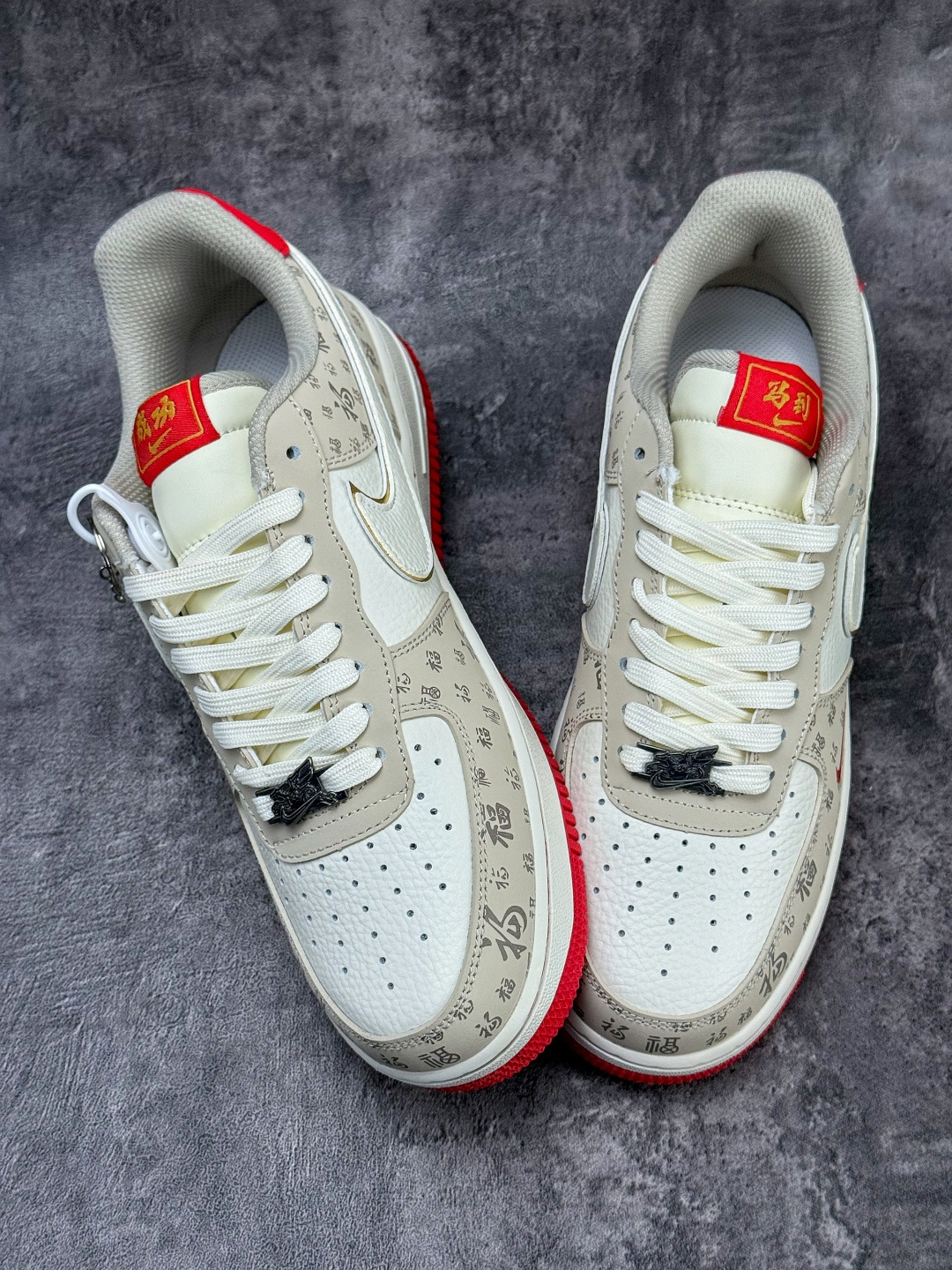 Nike Air Force 1 Low 07 马年限定 米白红小勾 NH0601-502 Nike Air Force 1 Low 07 马年限定 米白红小勾 NH0601-502
