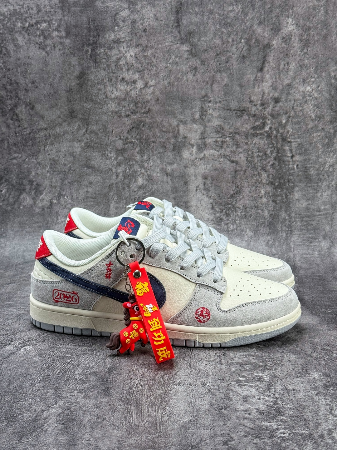 Nike SB Dunk Low 马年限定 灰白蓝 FC1688-255