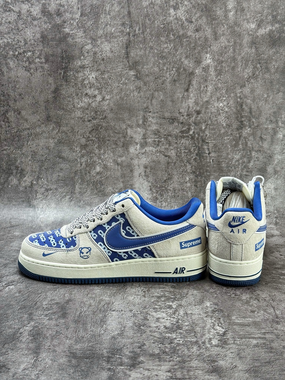 Nike Air Force 1 Low 07 x Superme 灰蓝小勾满天星 SY1388-022