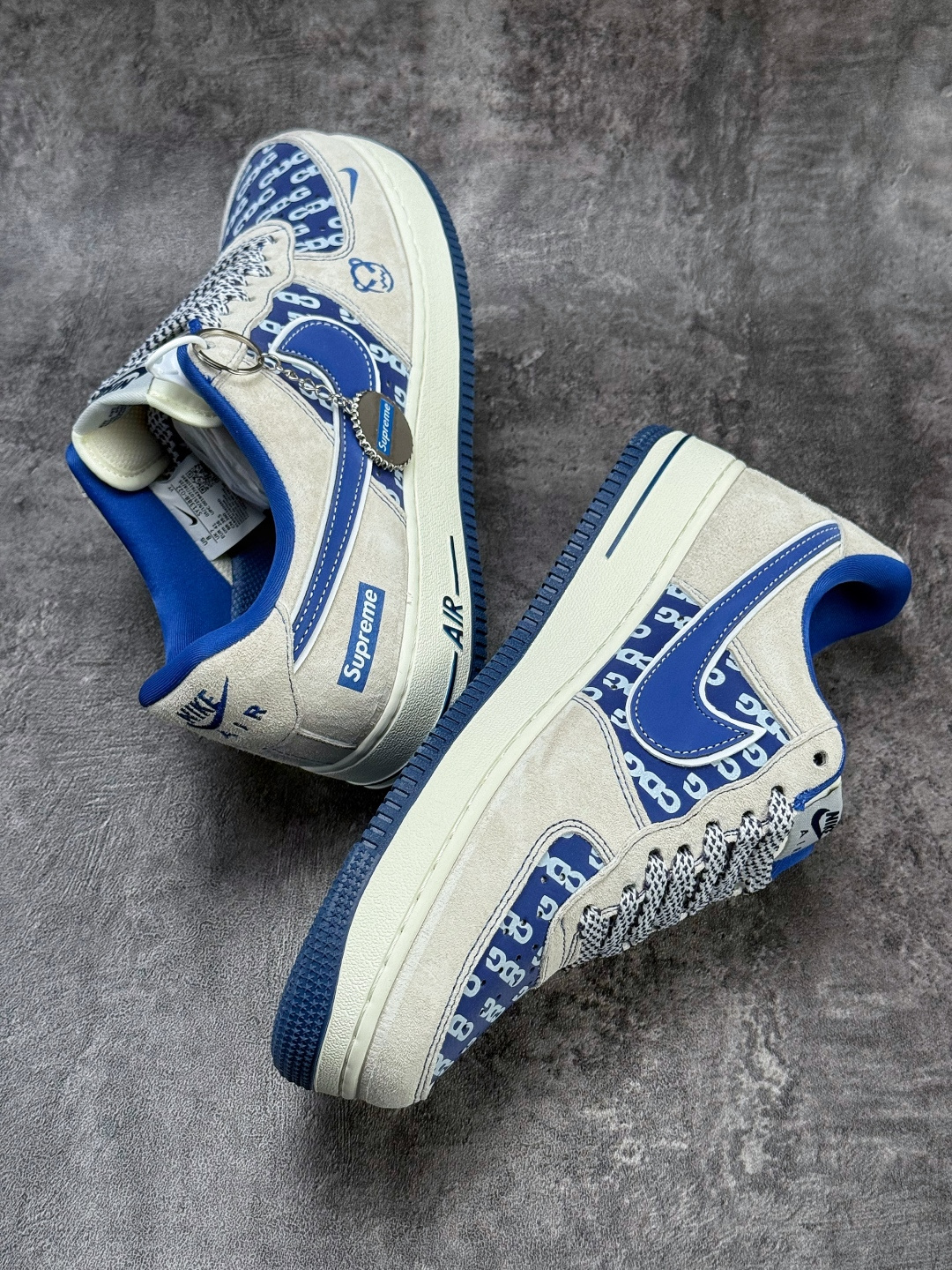 Nike Air Force 1 Low 07 x Superme 灰蓝小勾满天星 SY1388-022