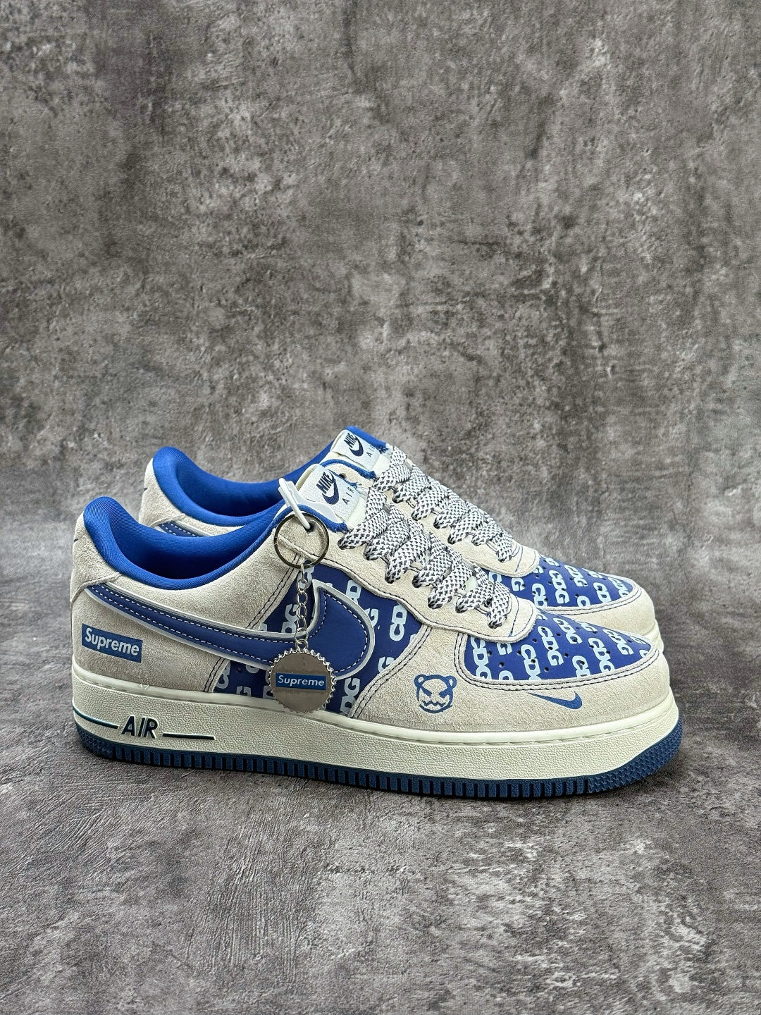 Nike Air Force 1 Low 07 x Superme 灰蓝小勾满天星 SY1388-022