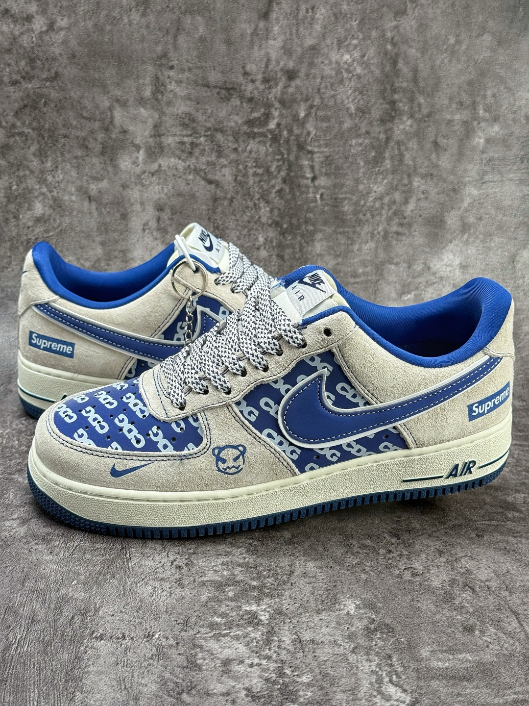 Nike Air Force 1 Low 07 x Superme 灰蓝小勾满天星 SY1388-022