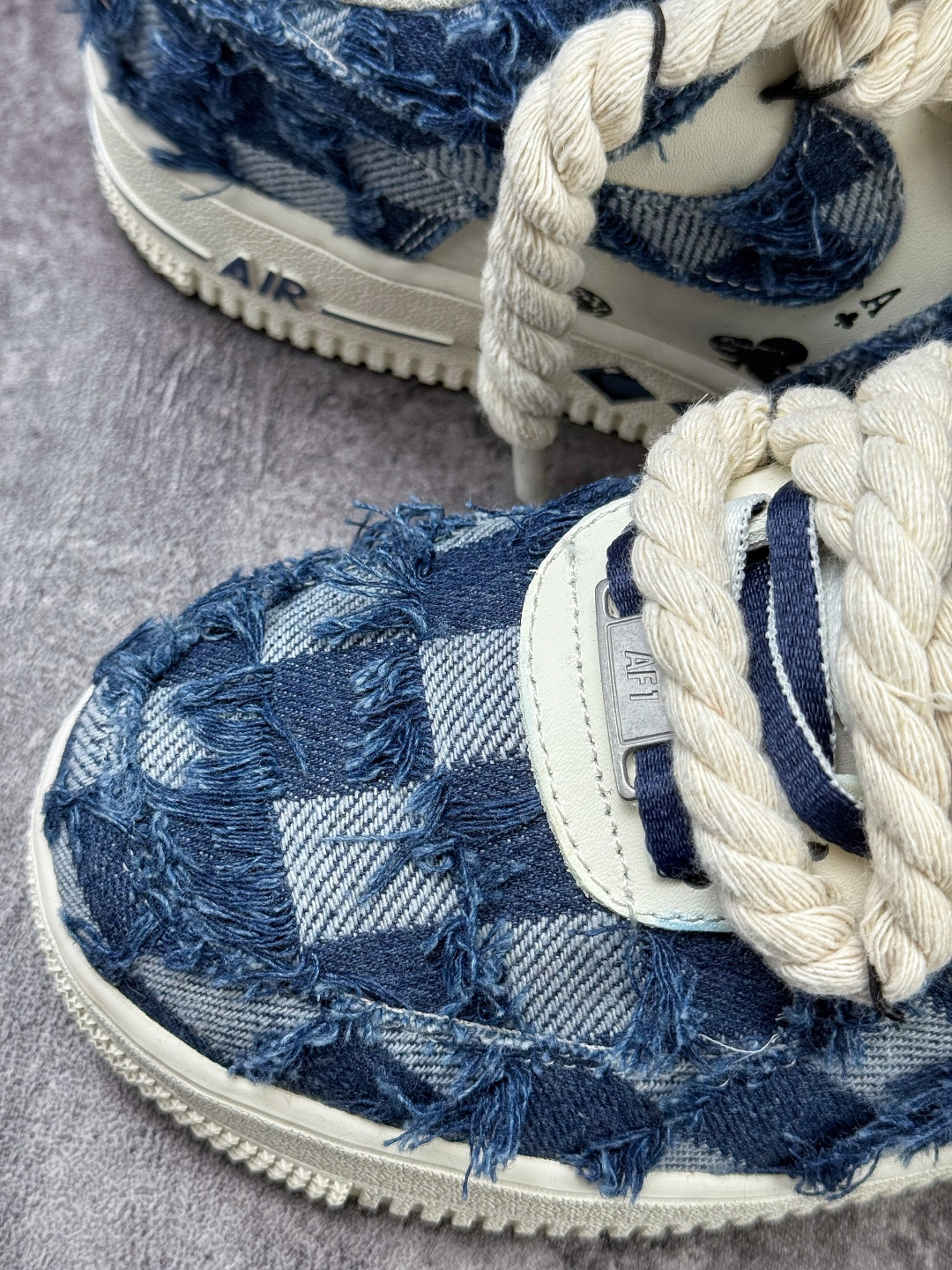 Nike Air Force 1 Low 07 蓝白牛仔补丁 FB0607-909